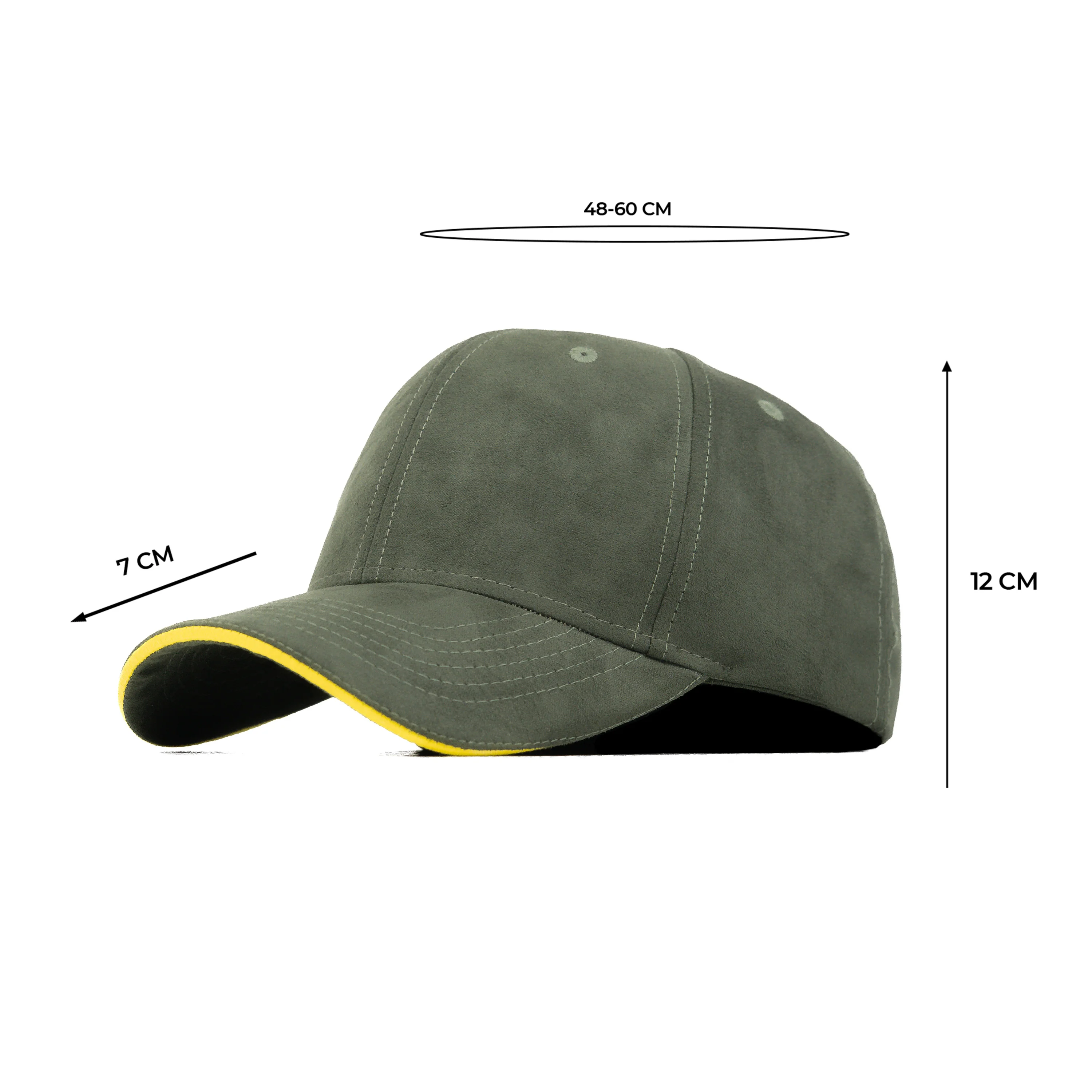 HEAD GEAR ELEGANTE ZERO GREEN SANDWICH YELLOW CAP (NO LOGO) - Image 15