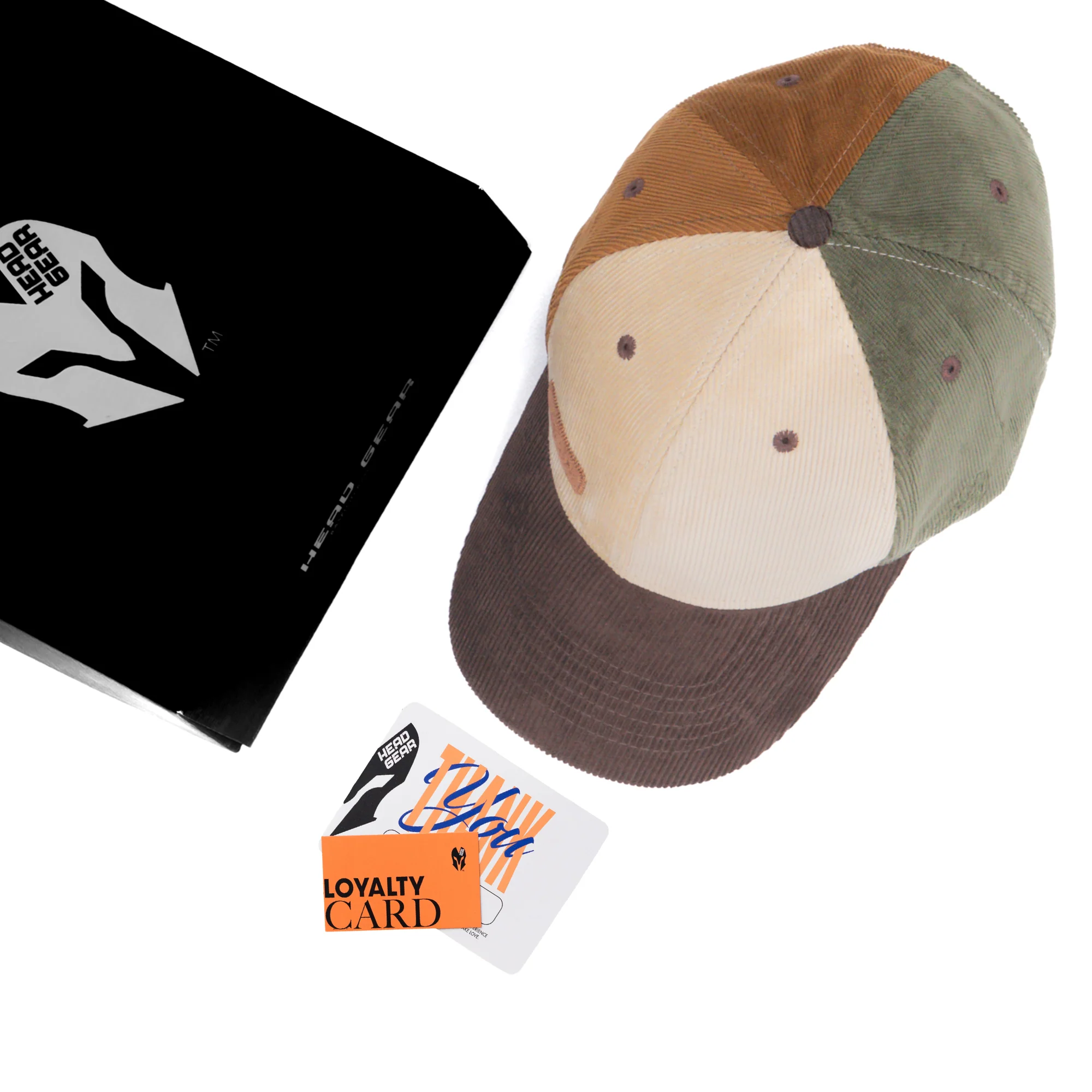 HEAD GEAR FOUR FIESTA CORD CAP - BEIGE - Image 2