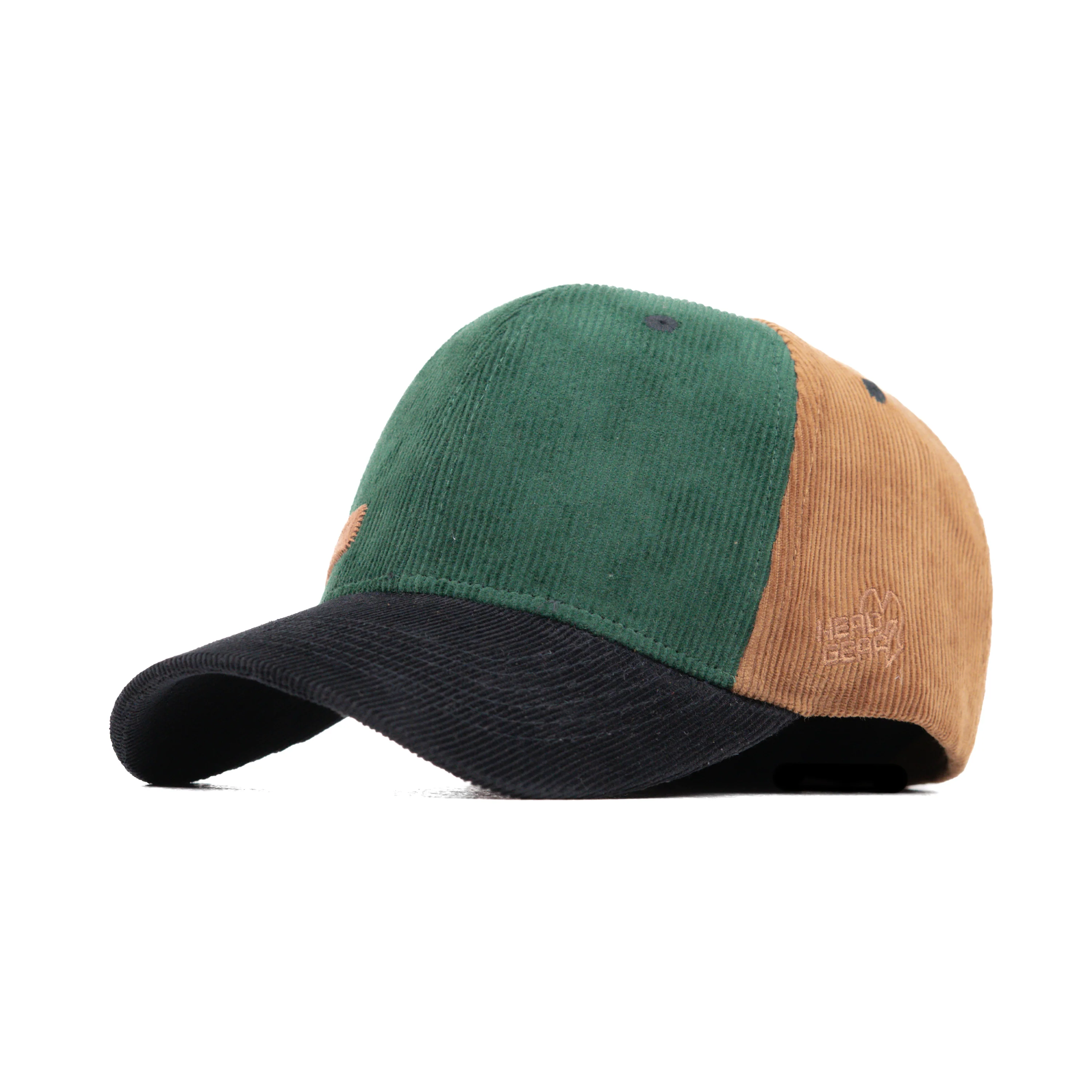 HEAD GEAR FOUR FIESTA CORD CAP - GREEN - Image 3