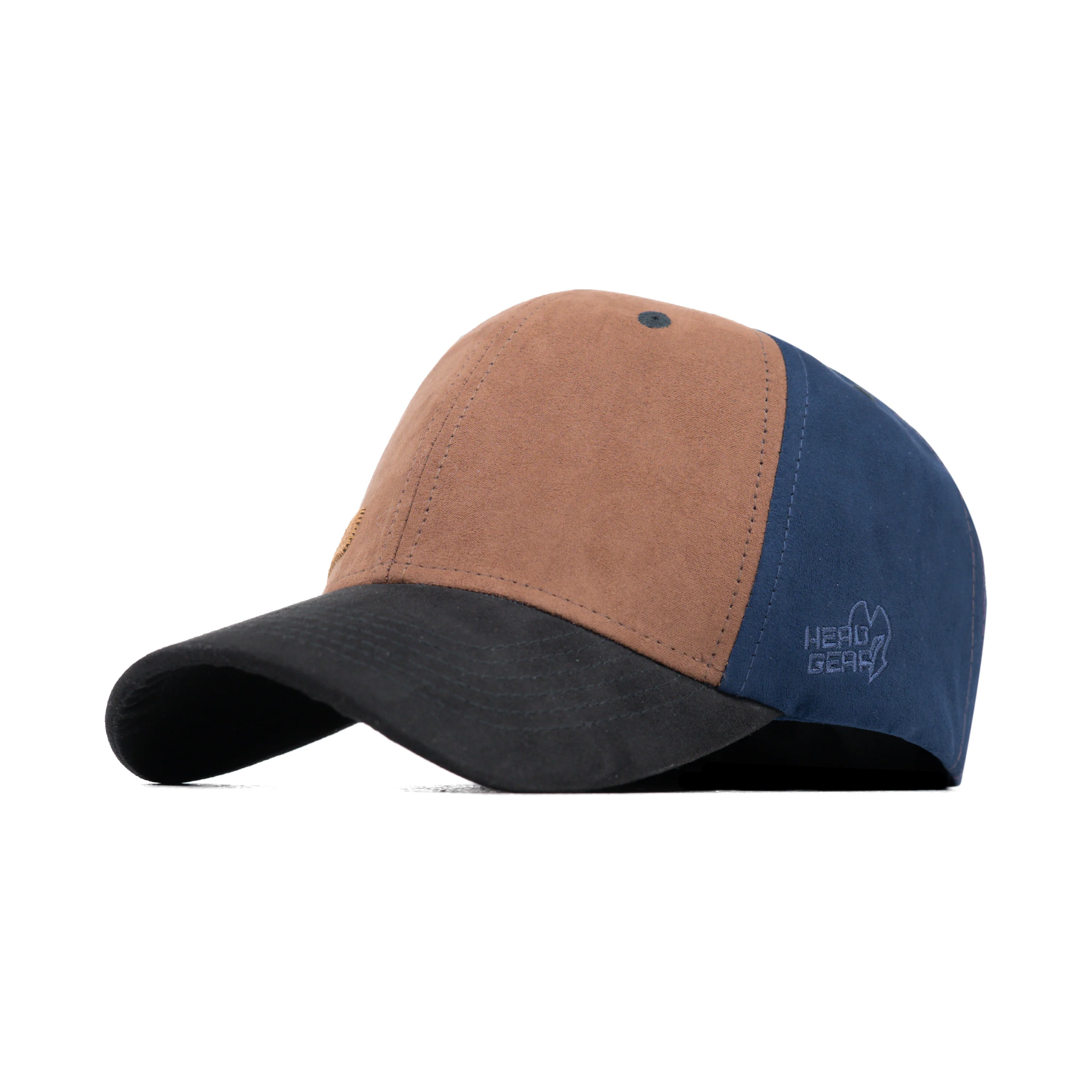 HEAD GEAR FOUR FIESTA SUEDE CAP - BROWN - Image 3