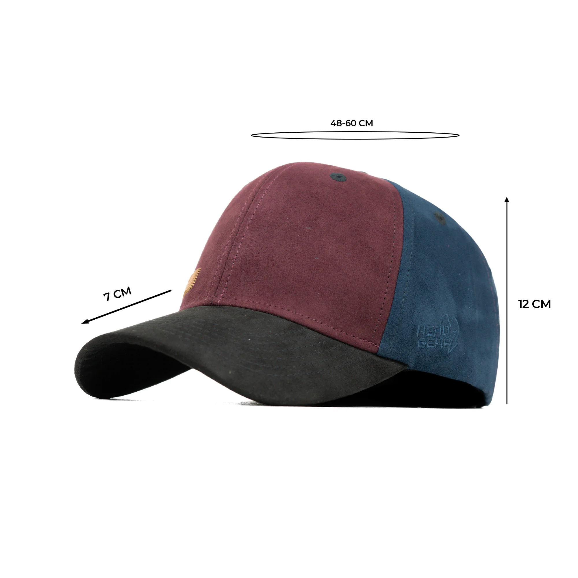 HEAD GEAR FOUR FIESTA SUEDE CAP - PURPLE WINE - Image 14