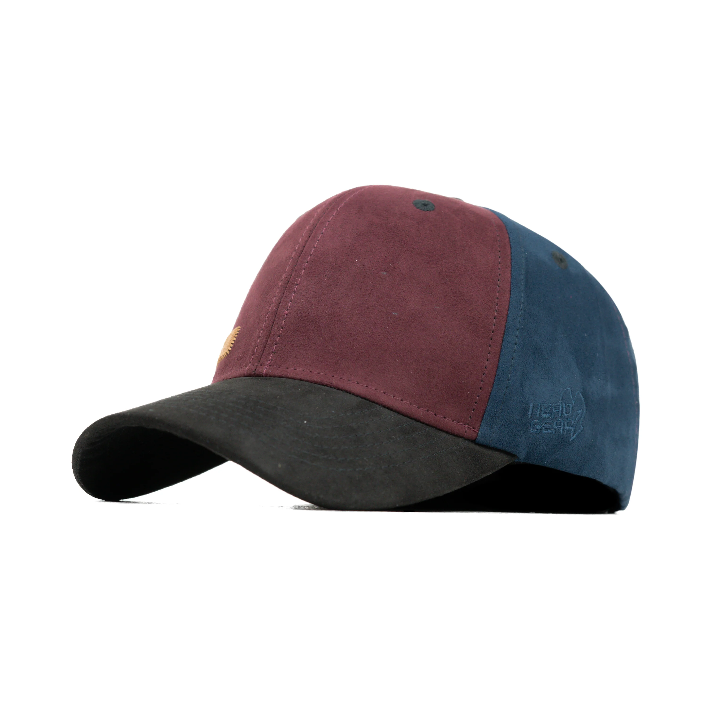 HEAD GEAR FOUR FIESTA SUEDE CAP - PURPLE WINE - Image 3