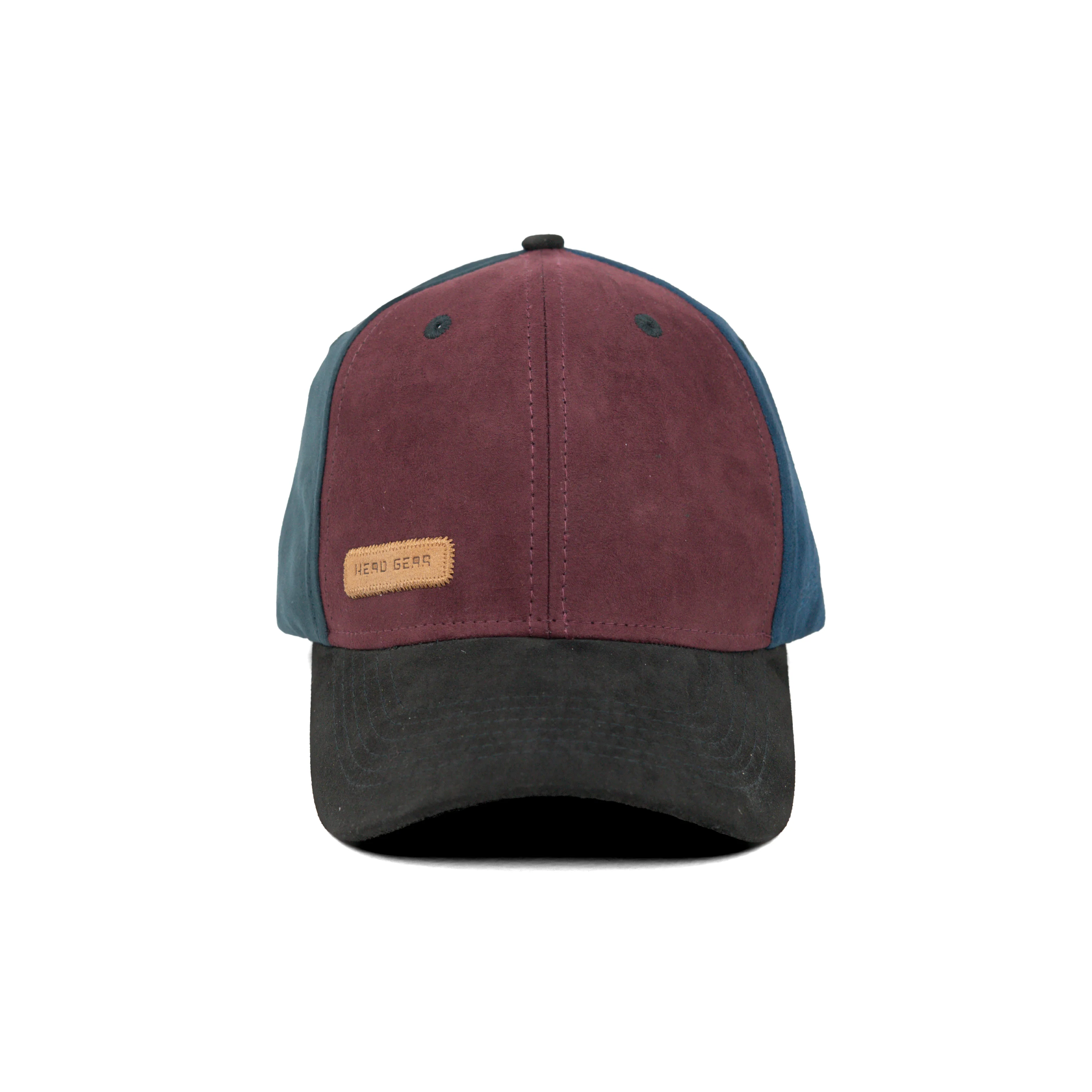 HEAD GEAR FOUR FIESTA SUEDE CAP - PURPLE WINE - Image 6