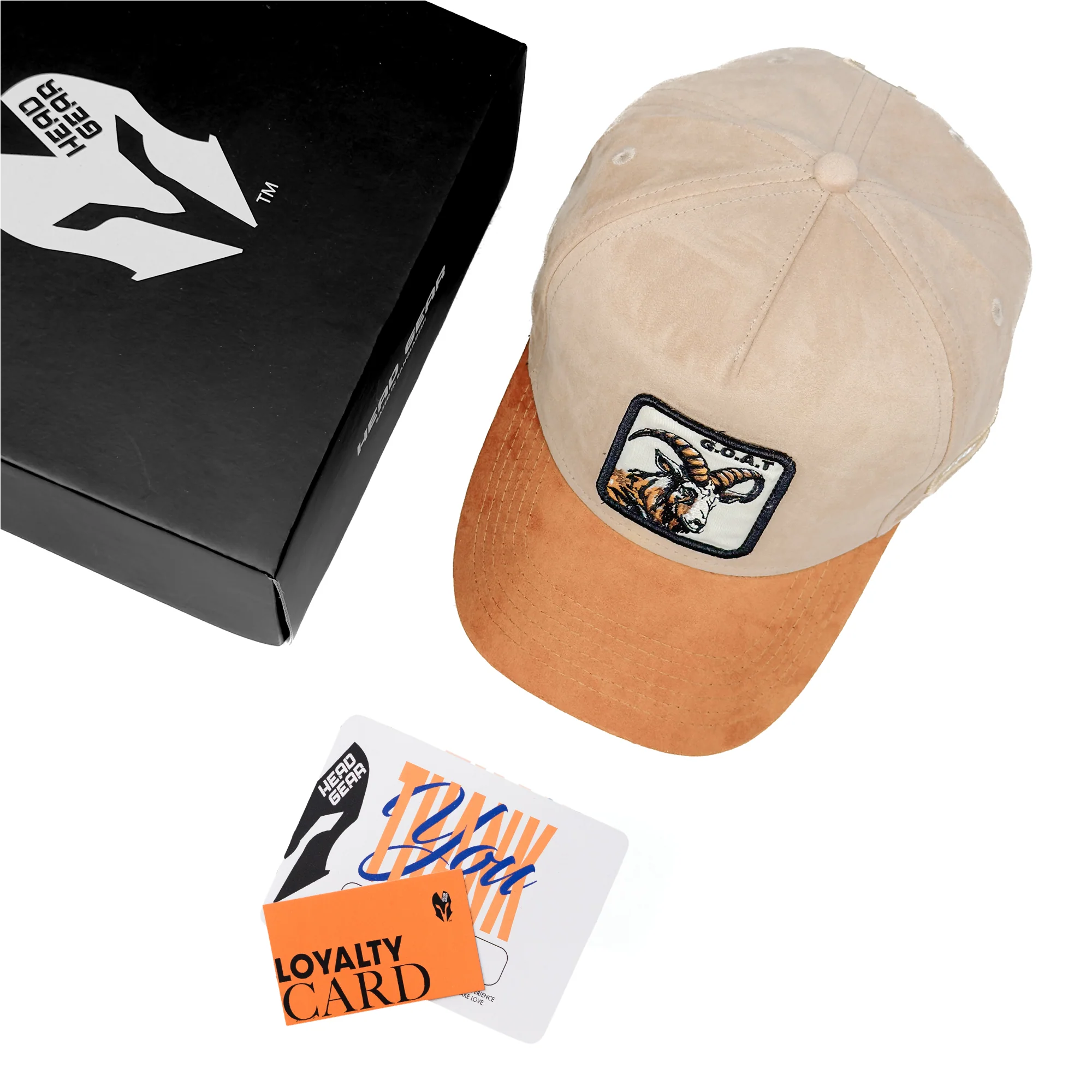 HEAD GEAR G.O.A.T 3D PATCH PREMIUM HIGH CROWN CAP - Image 2