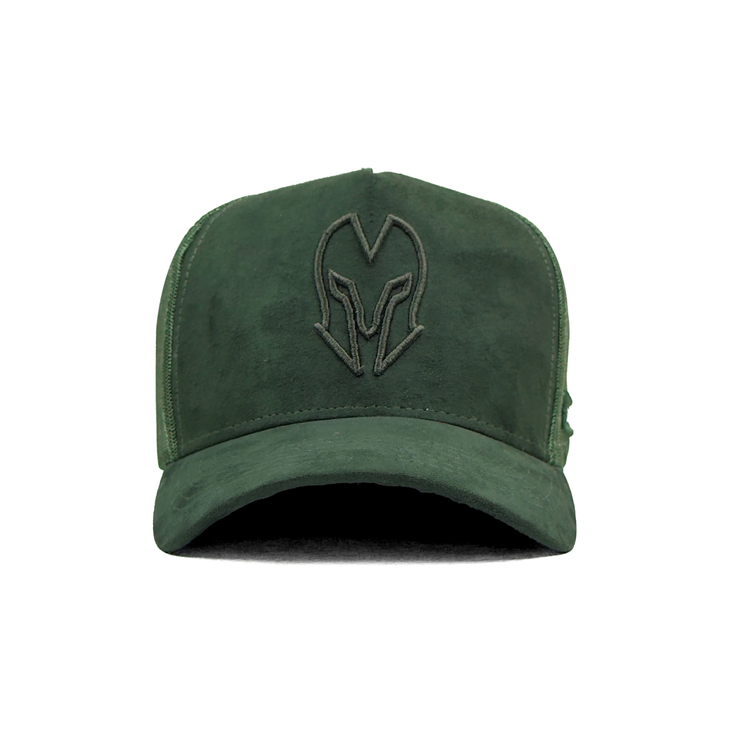 HEAD GEAR GREEN SUPER SUEDE TRUCKER CAP - Image 4