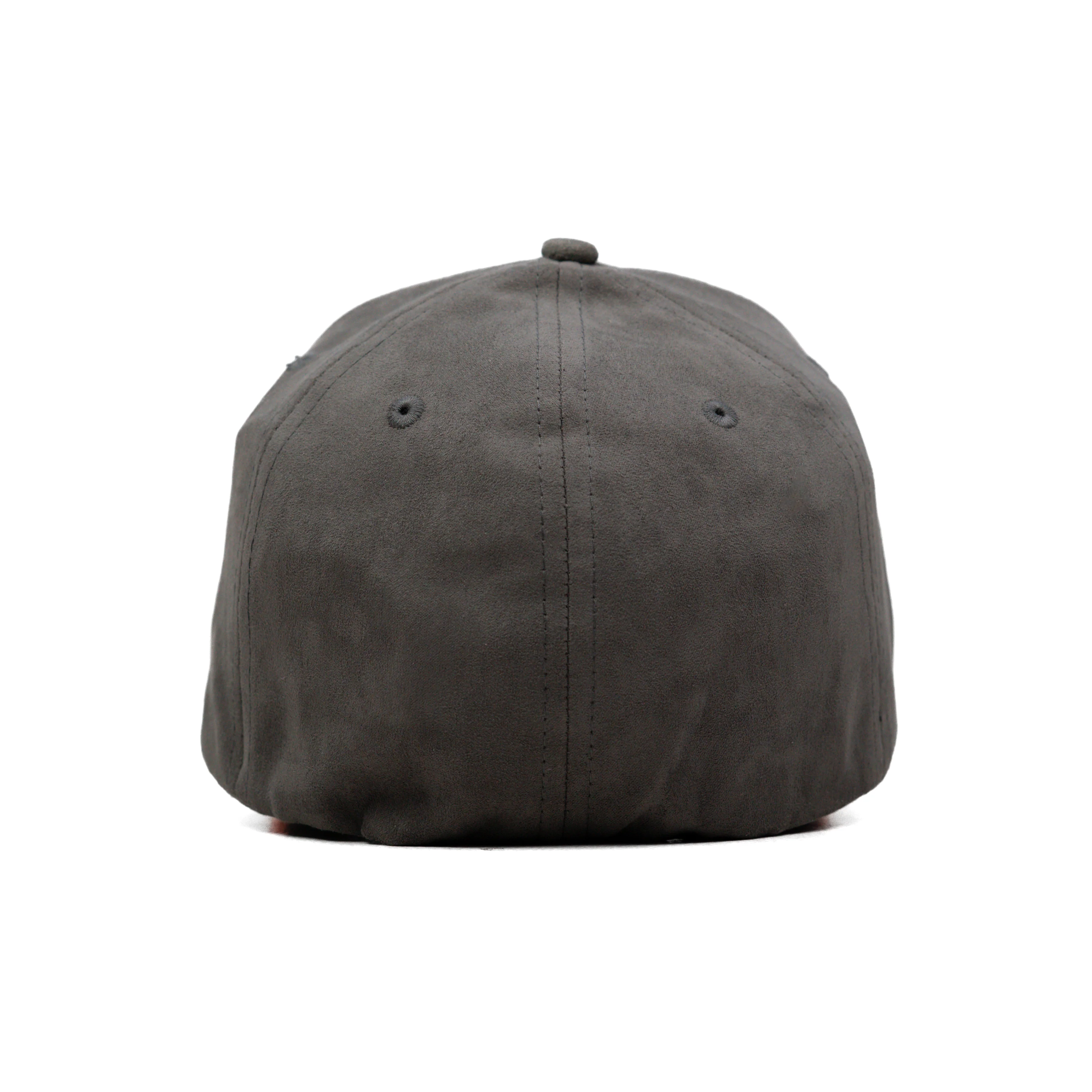 HEAD GEAR GREY STRUCTURED LEATHER PATCH FITTED CAP - Image 12