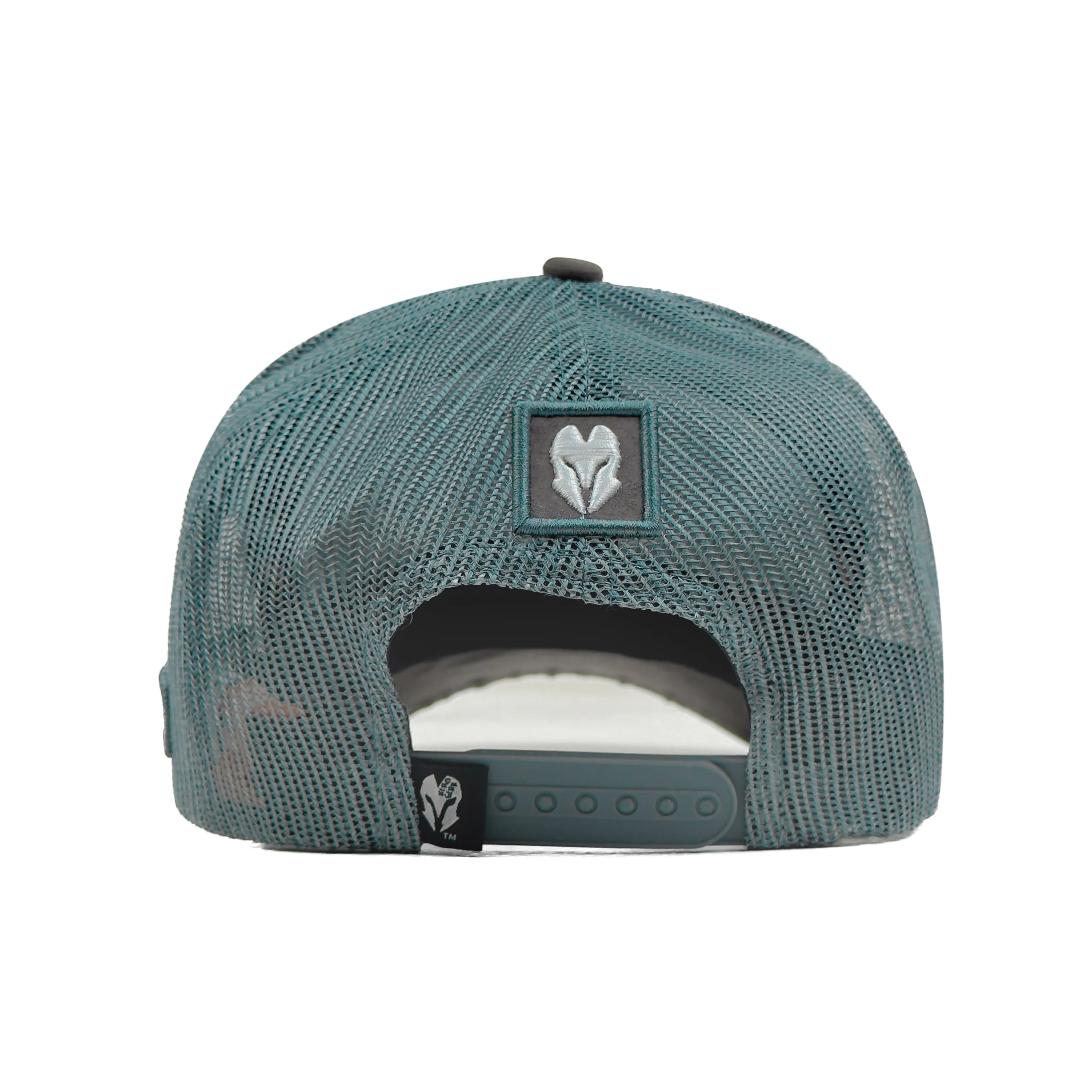 HEAD GEAR GREY SUPER SUEDE TRUCKER CAP - Image 5