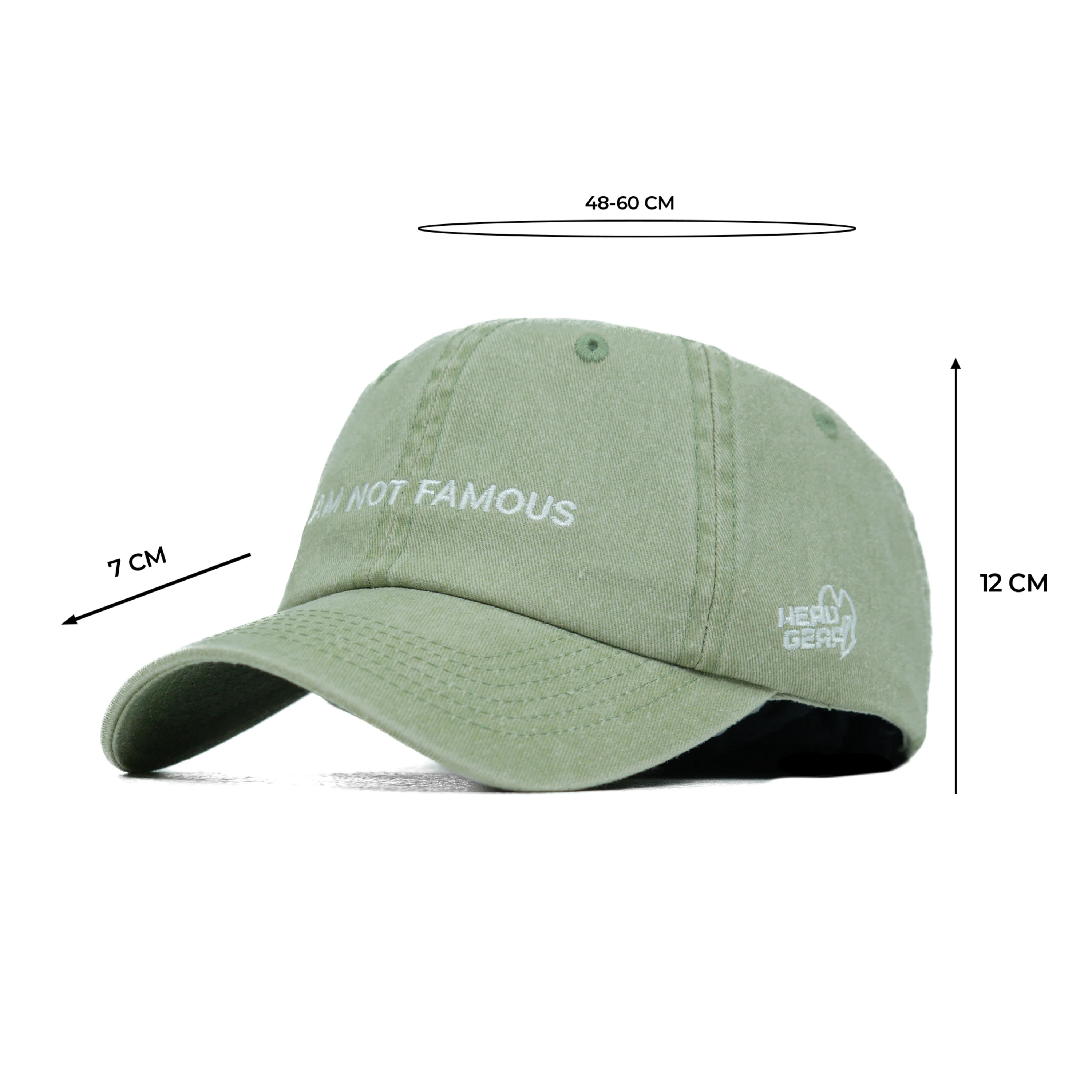 HEAD GEAR I AM NOT FAMOUS DENIM CAP - Image 14