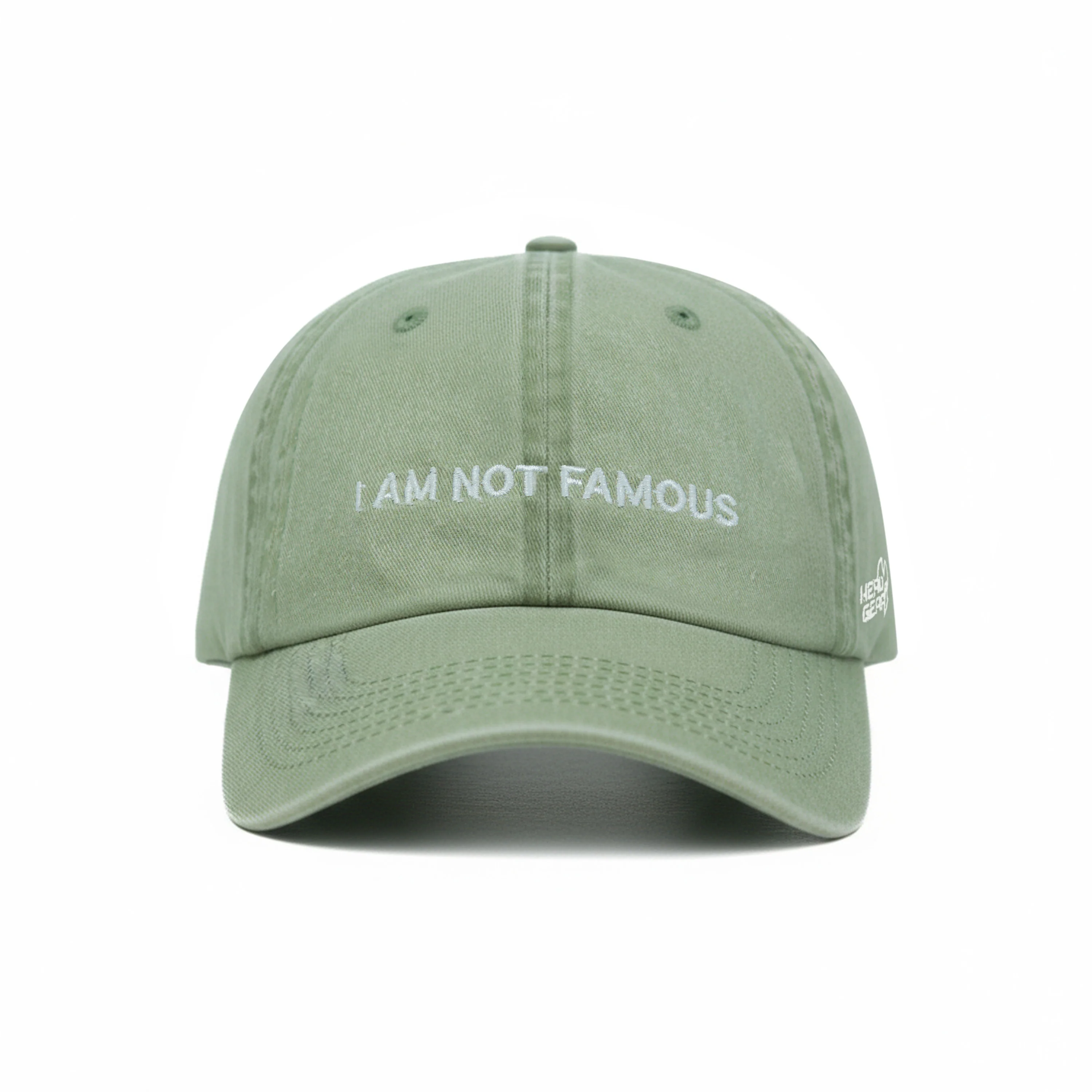 HEAD GEAR I AM NOT FAMOUS DENIM CAP - Image 4