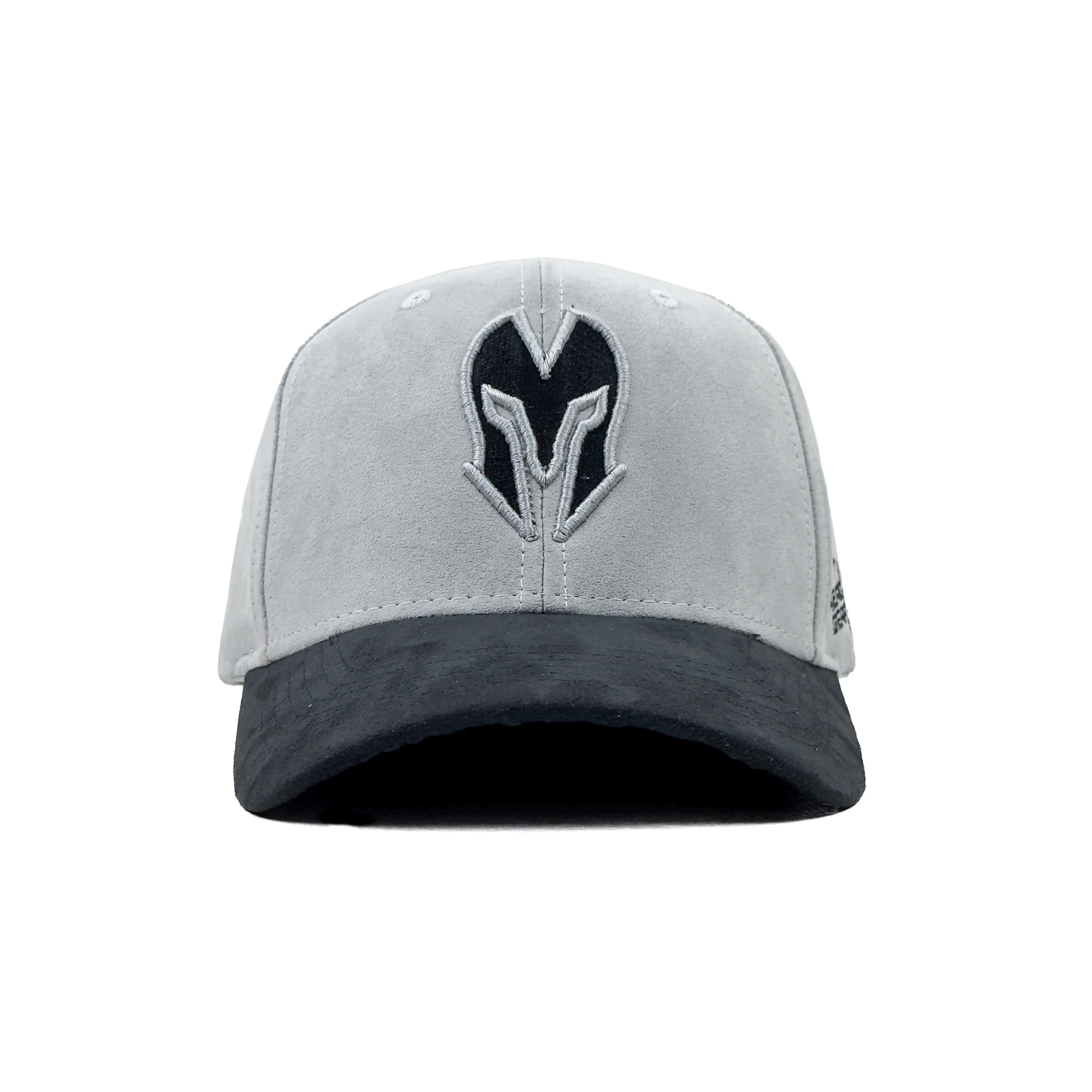 HEAD GEAR LIGHT GREY AND BLACK REDEFINED SUEDE CAP - Image 4