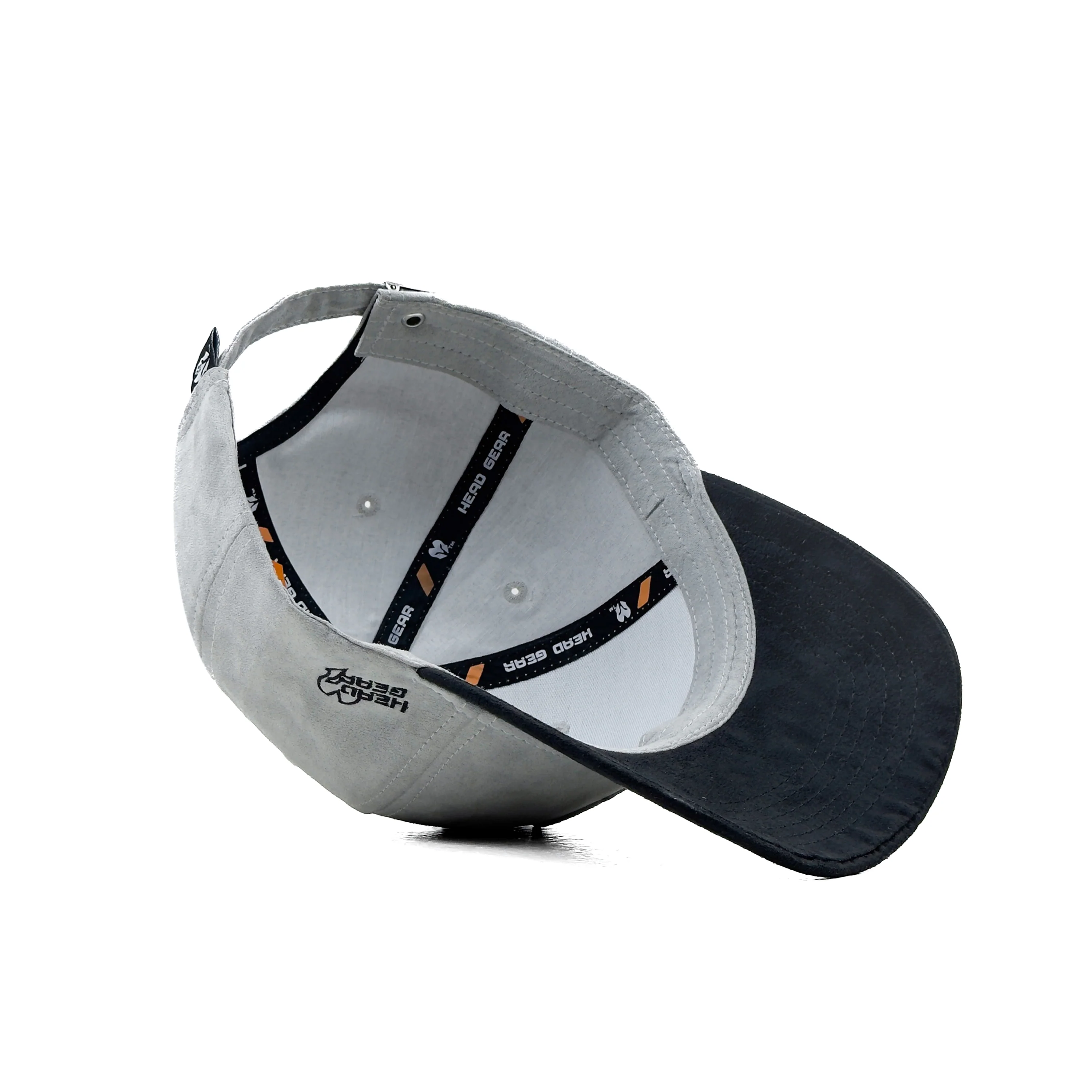 HEAD GEAR LIGHT GREY AND BLACK REDEFINED SUEDE CAP - Image 6