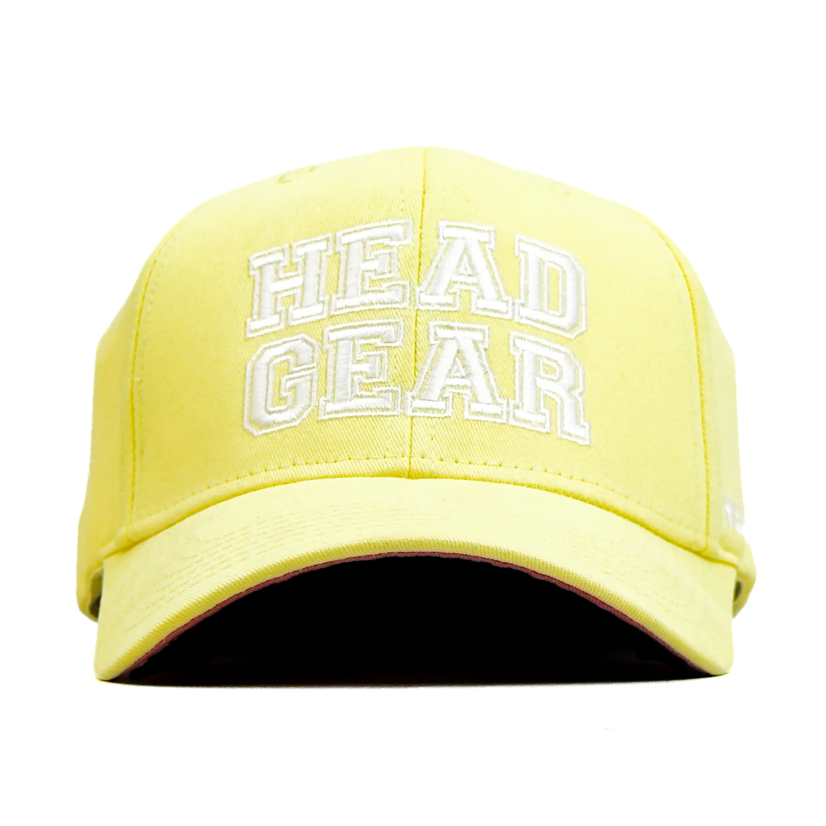 HEAD GEAR LIGHT YELLOW COLLEGE CAP - Image 4