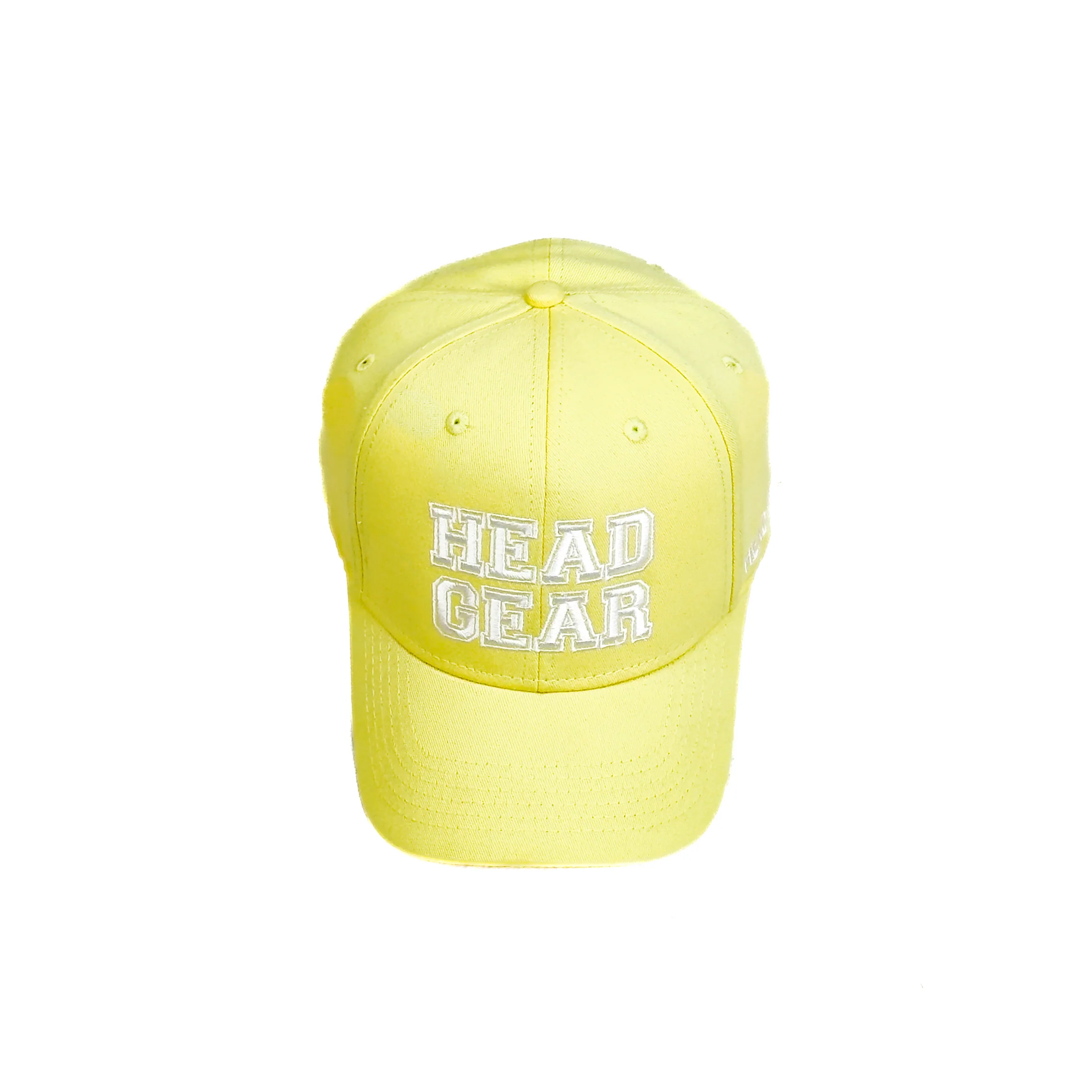 HEAD GEAR LIGHT YELLOW COLLEGE CAP - Image 8