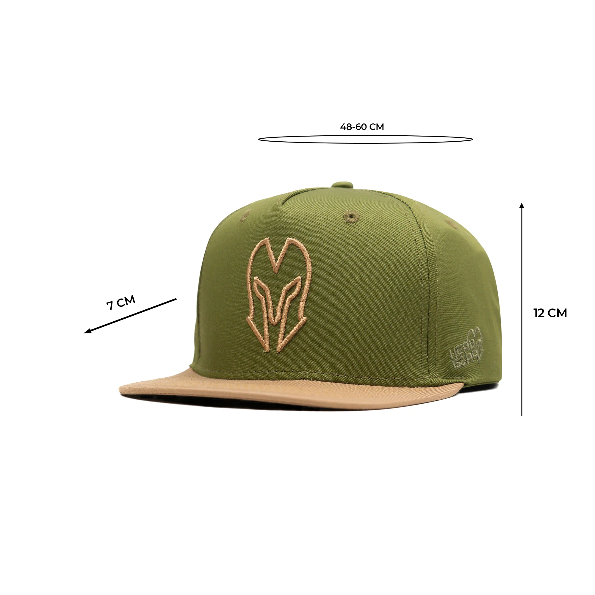 HEAD GEAR LOGO GREEN FLAT VISOR CAP - Image 5