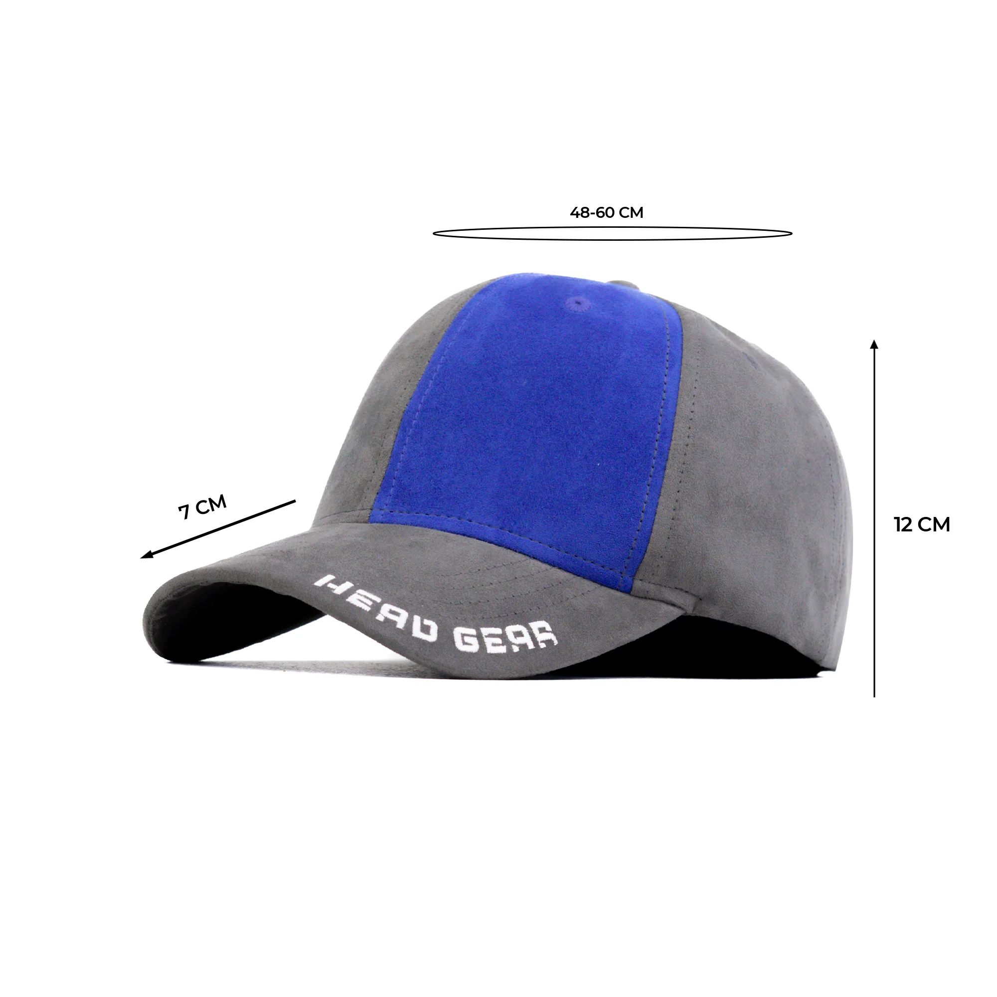 HEAD GEAR MISMATCHED GREY AND BLUE CAP - Image 14