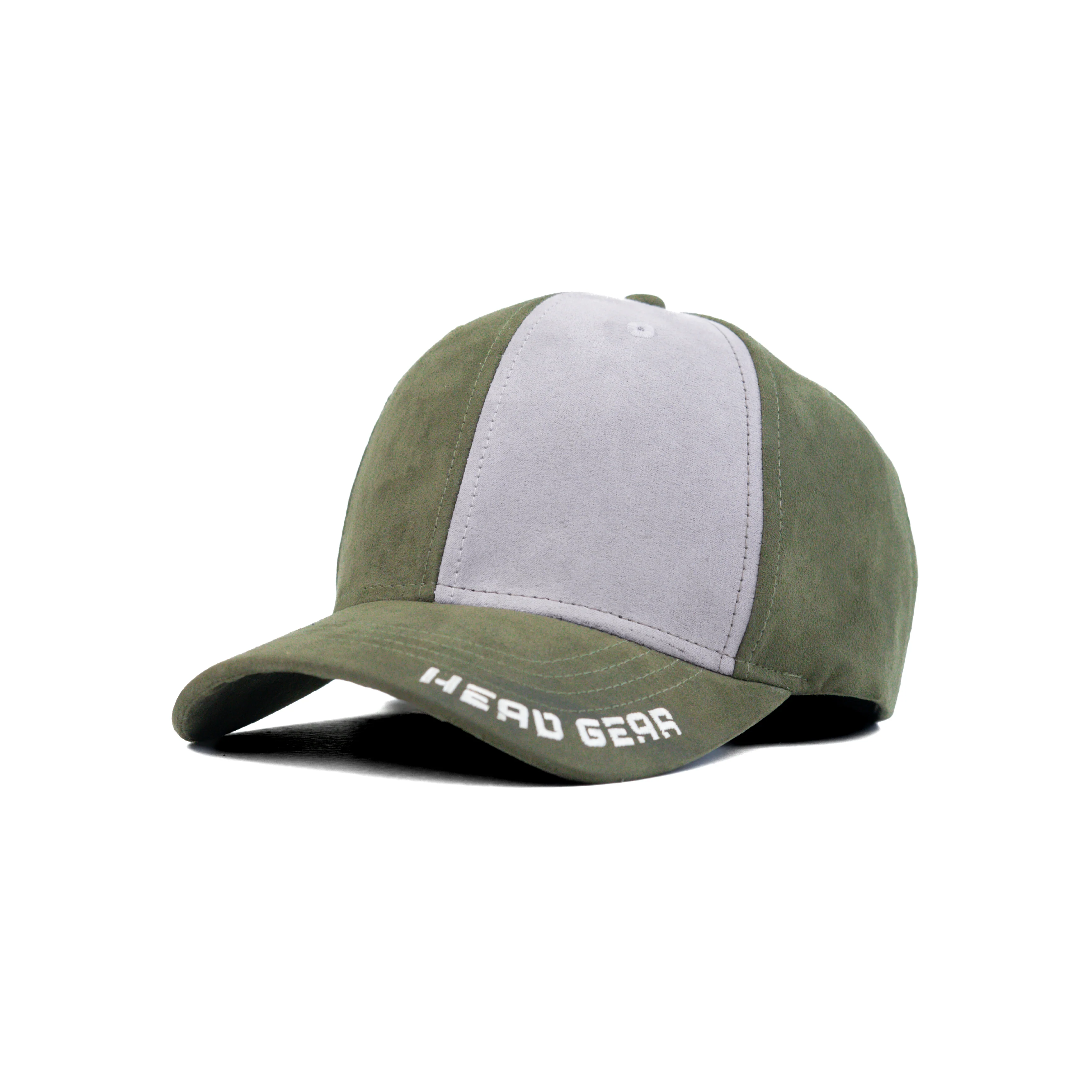 HEAD GEAR MISMATCHED OLIVE AND GREY CAP - Image 5