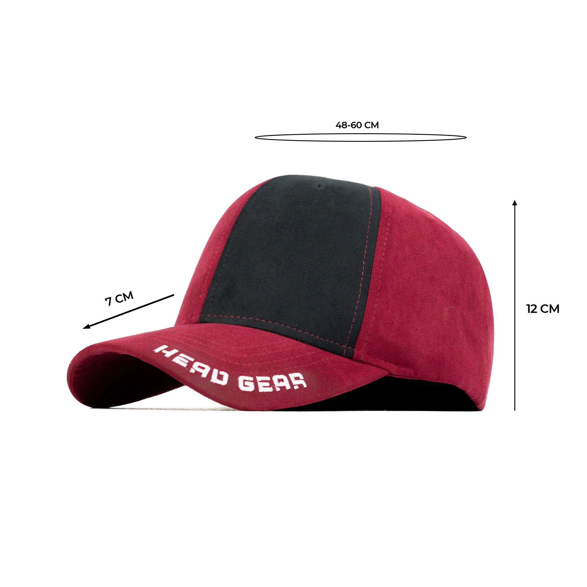 HEAD GEAR MISMATCHED RED AND BLACK CAP - Image 14
