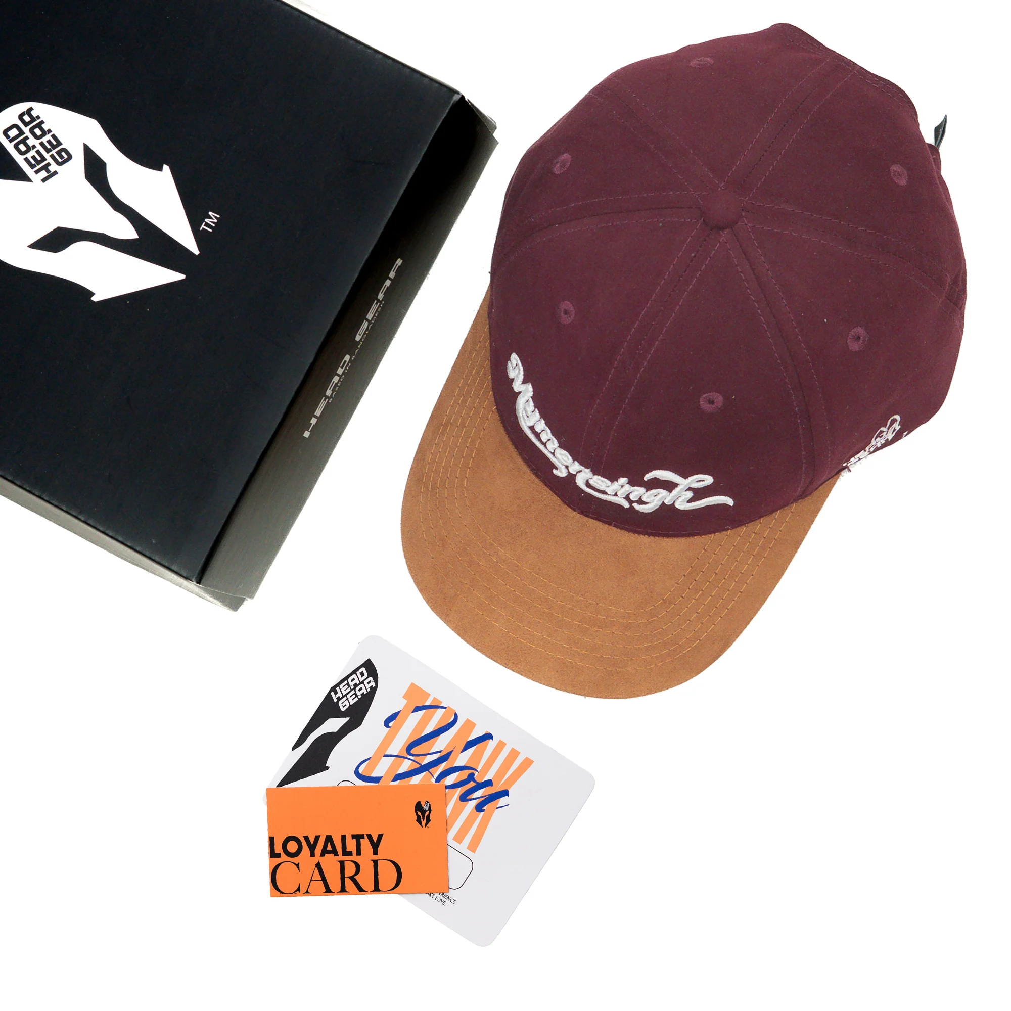 HEAD GEAR MYMENSINGH MAROON BROWN CAP - Image 2