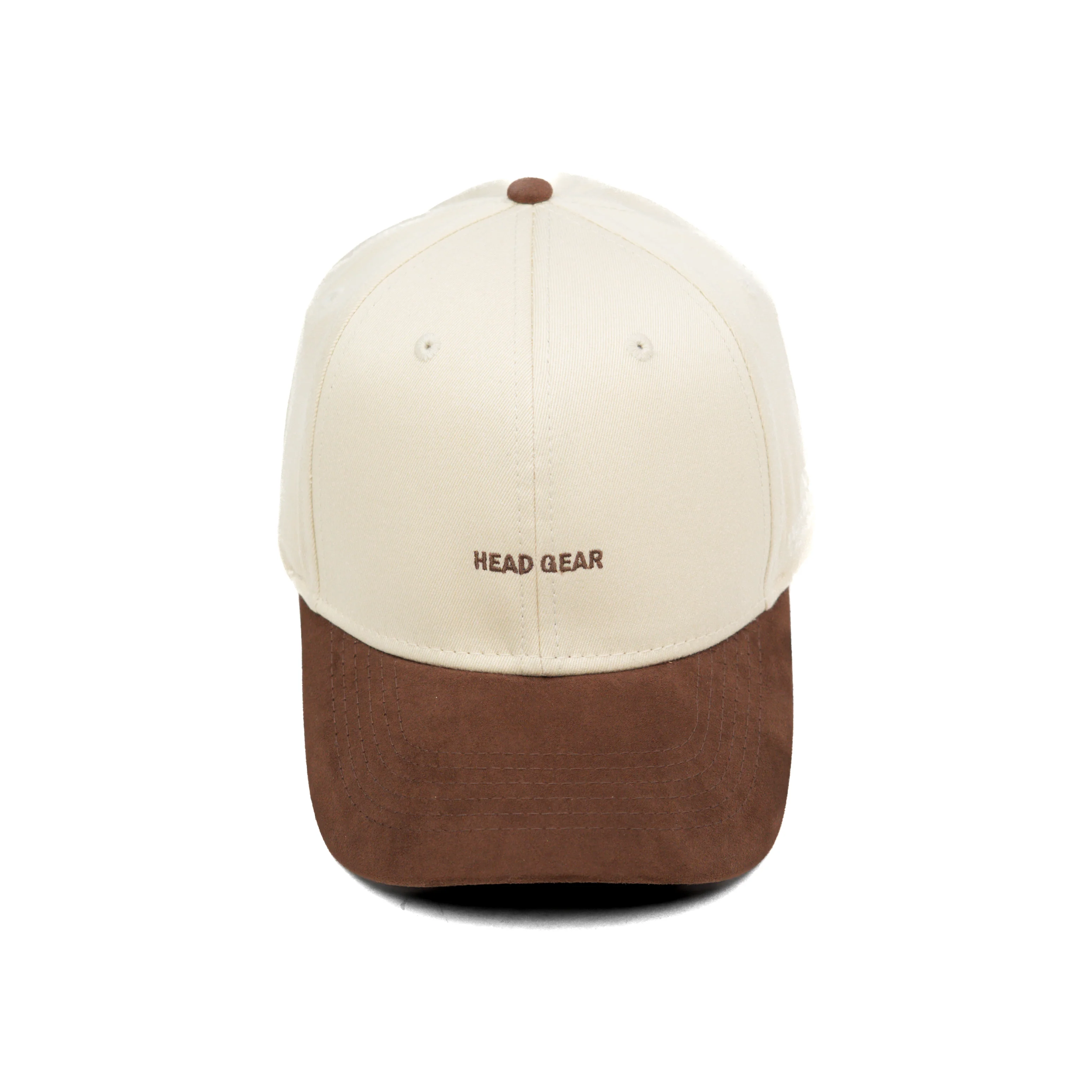 HEAD GEAR OFF WHITE AND CHOCOLATE STRUCTURED CAP - Image 8