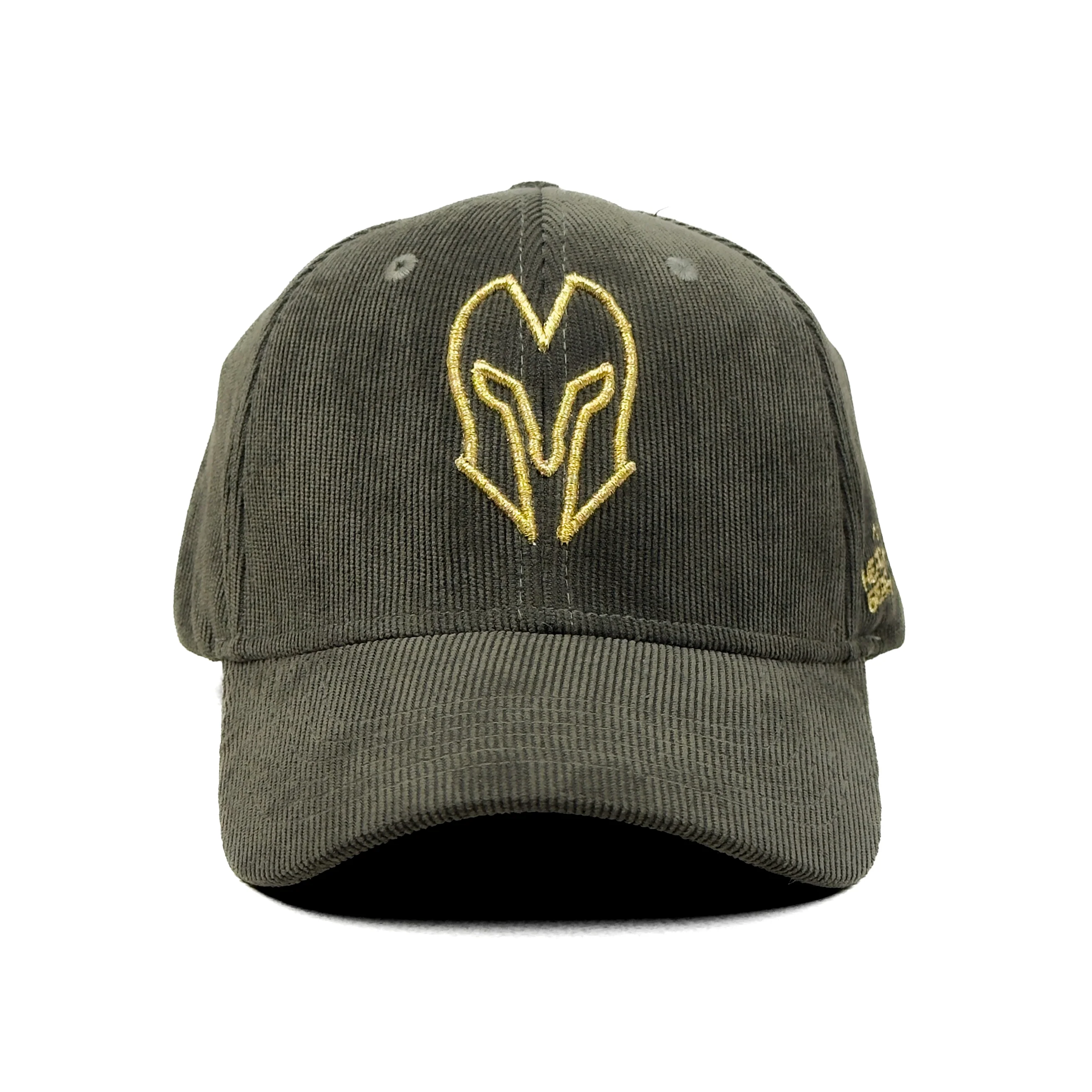 HEAD GEAR OLIVE GOLD SUEDE CORD LIMITED EDITION CAP - Image 7