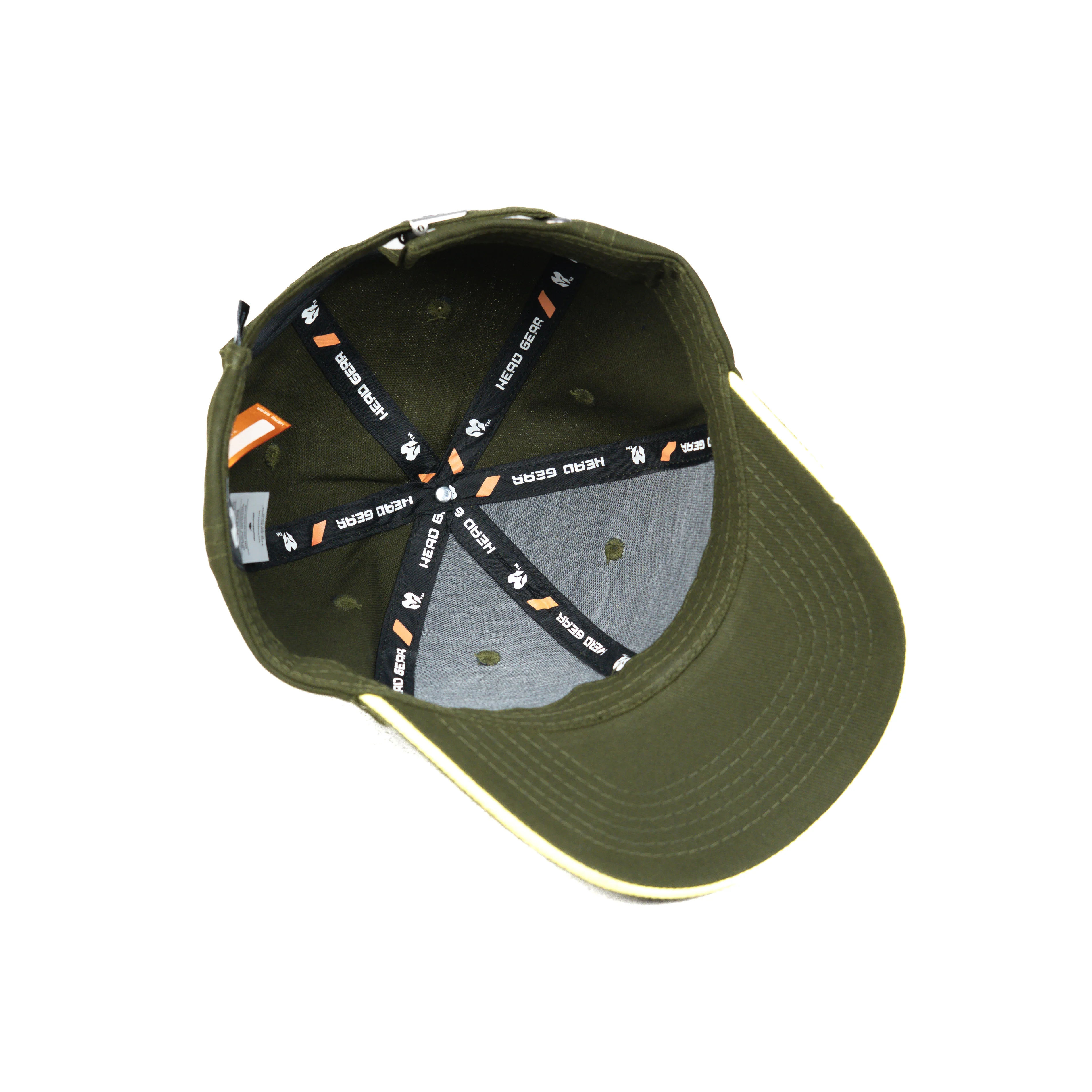 HEAD GEAR OLIVE RUSTIC METAL PATCH SANDWICH CAP - Image 13