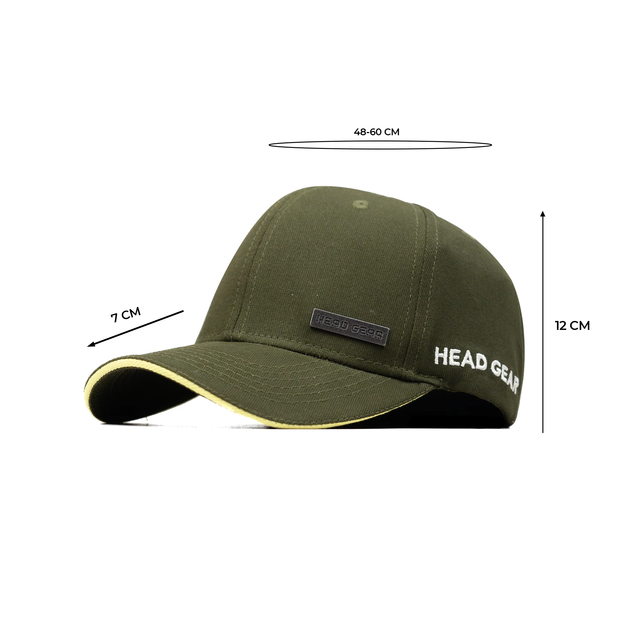 HEAD GEAR OLIVE RUSTIC METAL PATCH SANDWICH CAP - Image 14