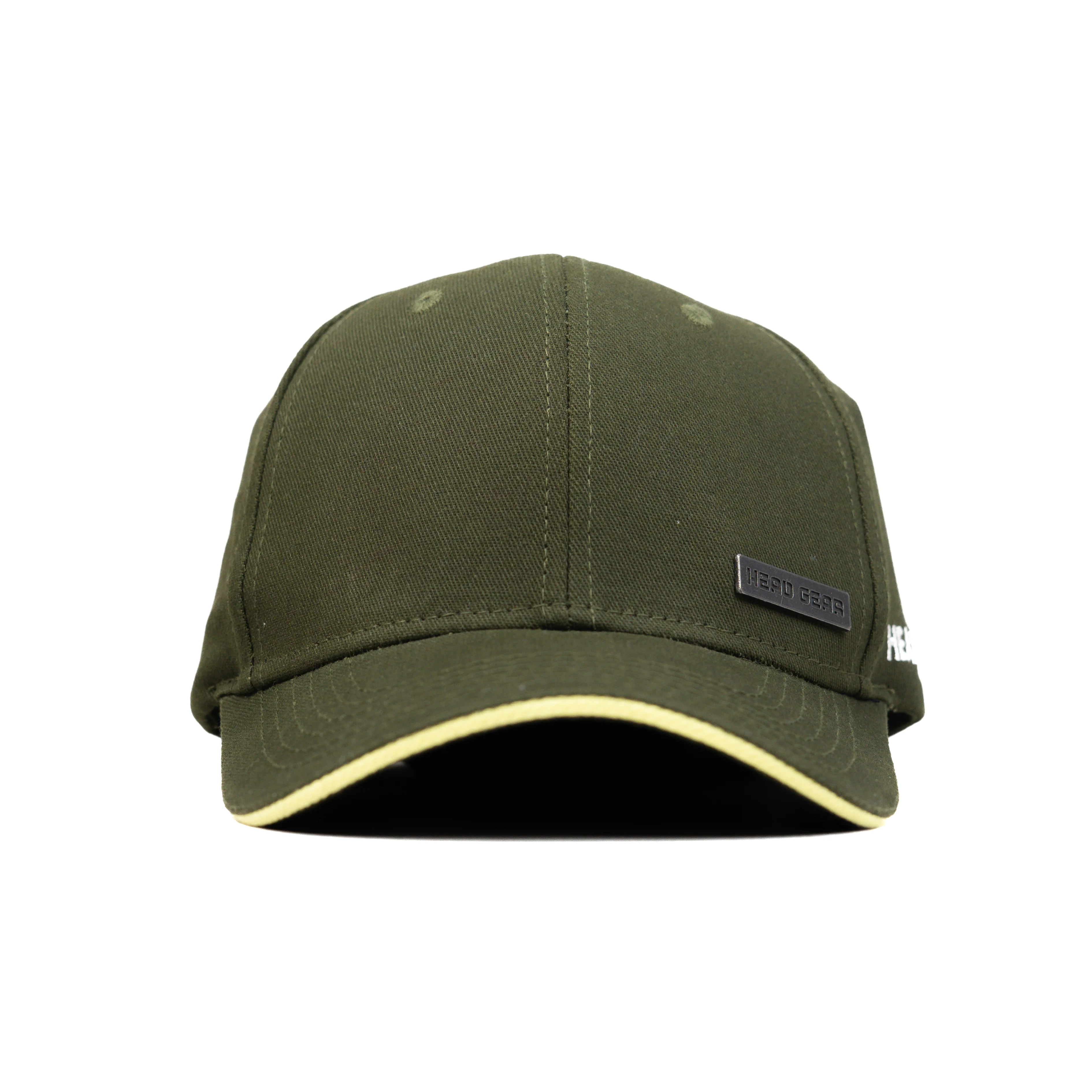 HEAD GEAR OLIVE RUSTIC METAL PATCH SANDWICH CAP - Image 4
