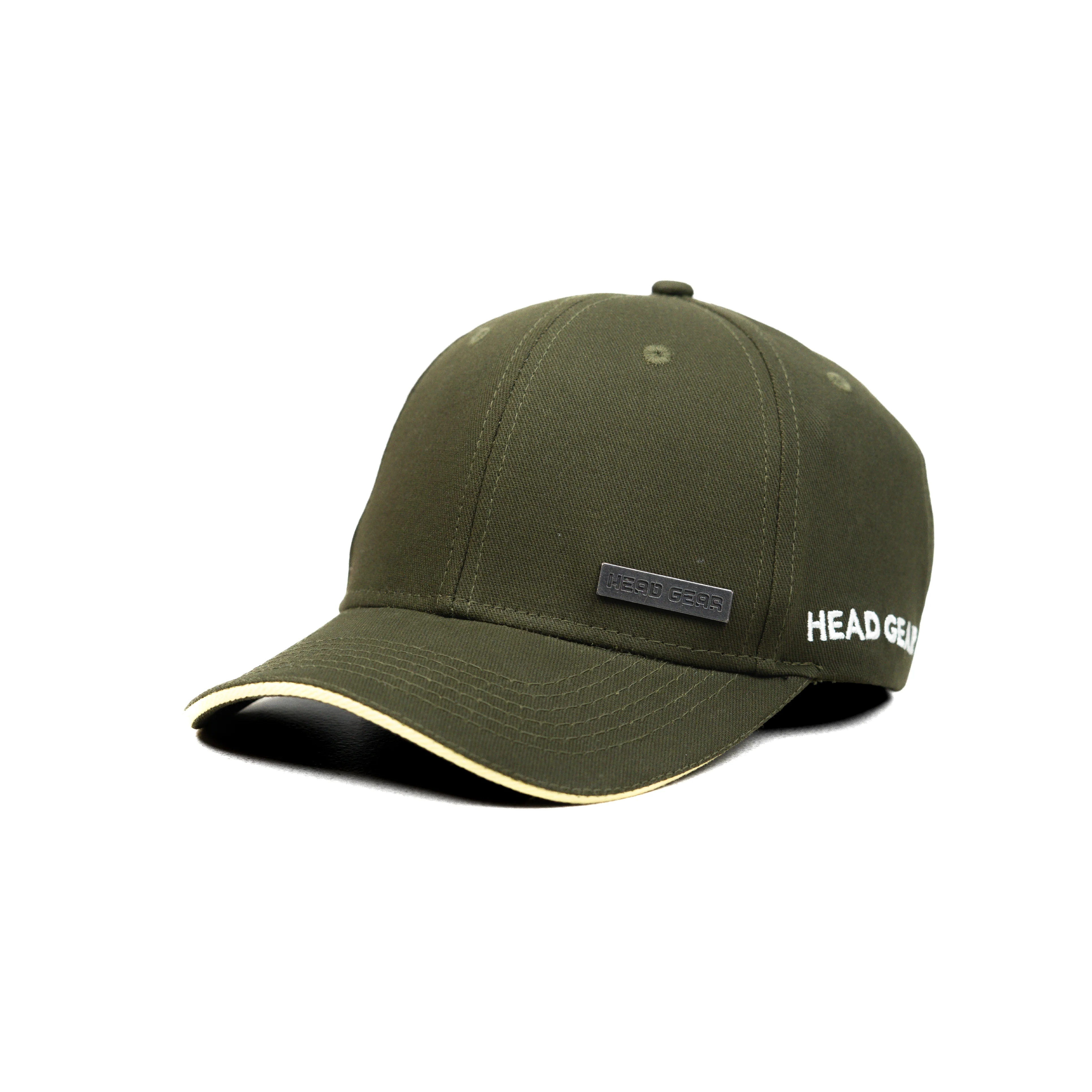 HEAD GEAR OLIVE RUSTIC METAL PATCH SANDWICH CAP - Image 5