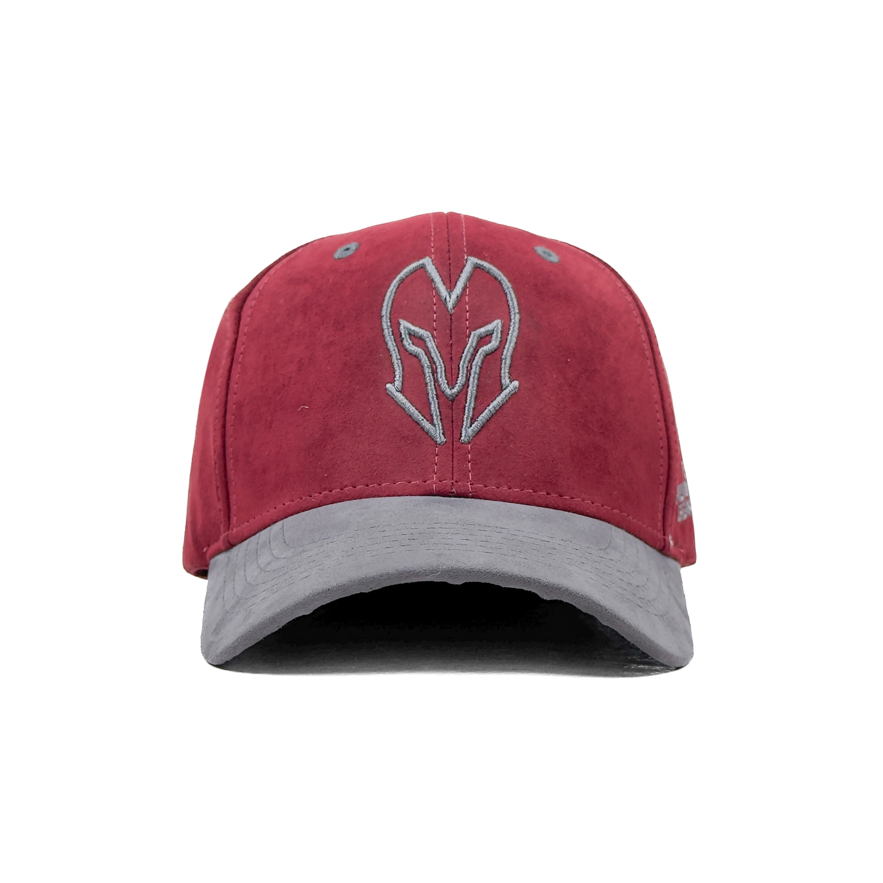 HEAD GEAR RED AND GREY REDEFINED SUEDE CAP - Image 4
