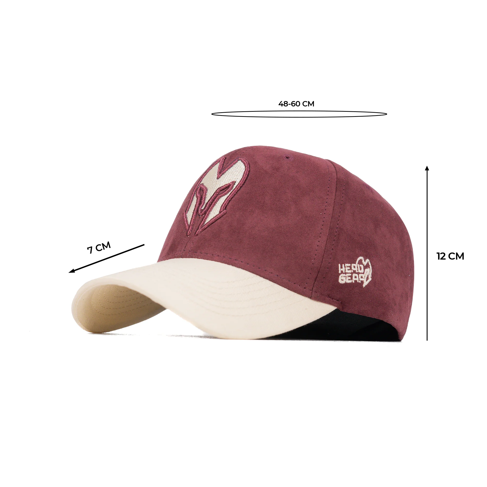 HEAD GEAR RED WINE REDEFINED SUEDE CAP - Image 14