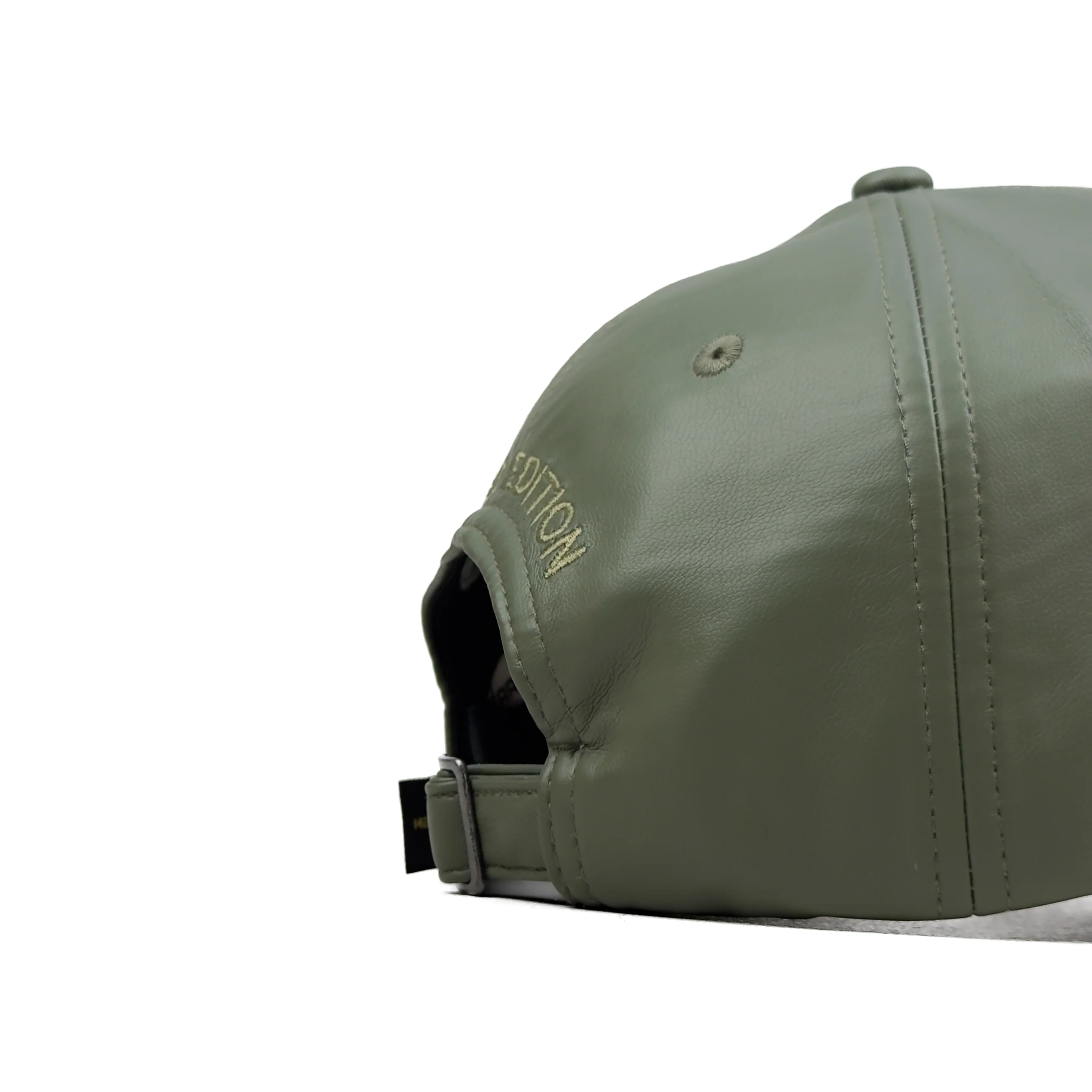 HEAD GEAR SAGE GREEN FAUX LEATHER LIMITED EDITION CAP - Image 10
