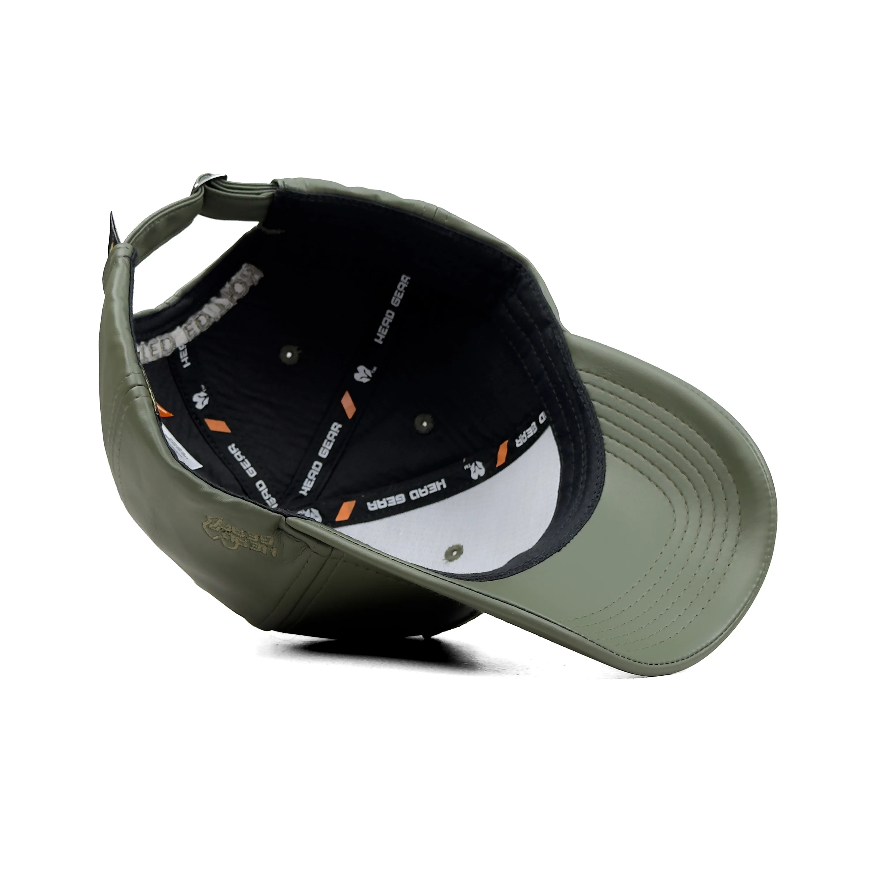 HEAD GEAR SAGE GREEN FAUX LEATHER LIMITED EDITION CAP - Image 12