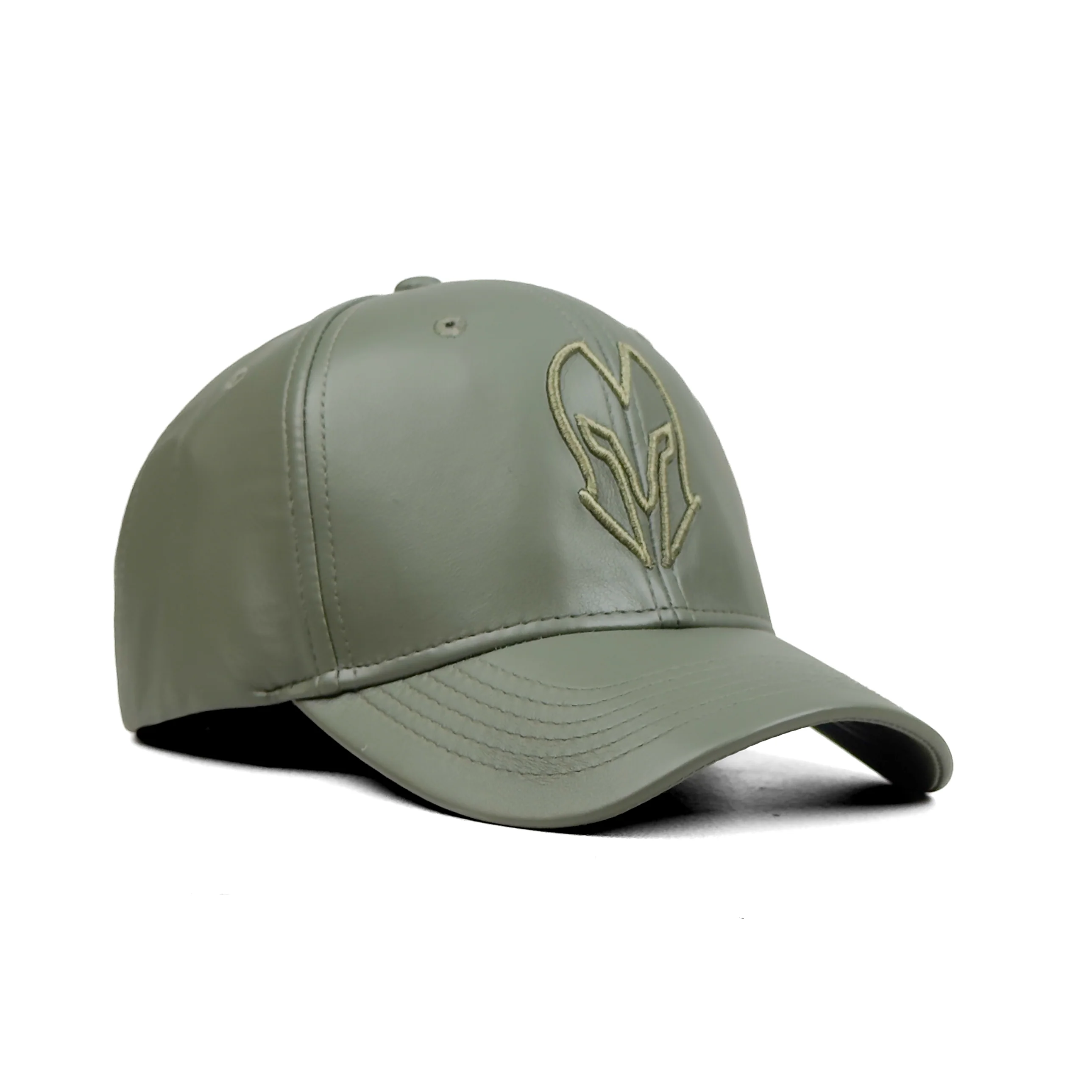 HEAD GEAR SAGE GREEN FAUX LEATHER LIMITED EDITION CAP - Image 7