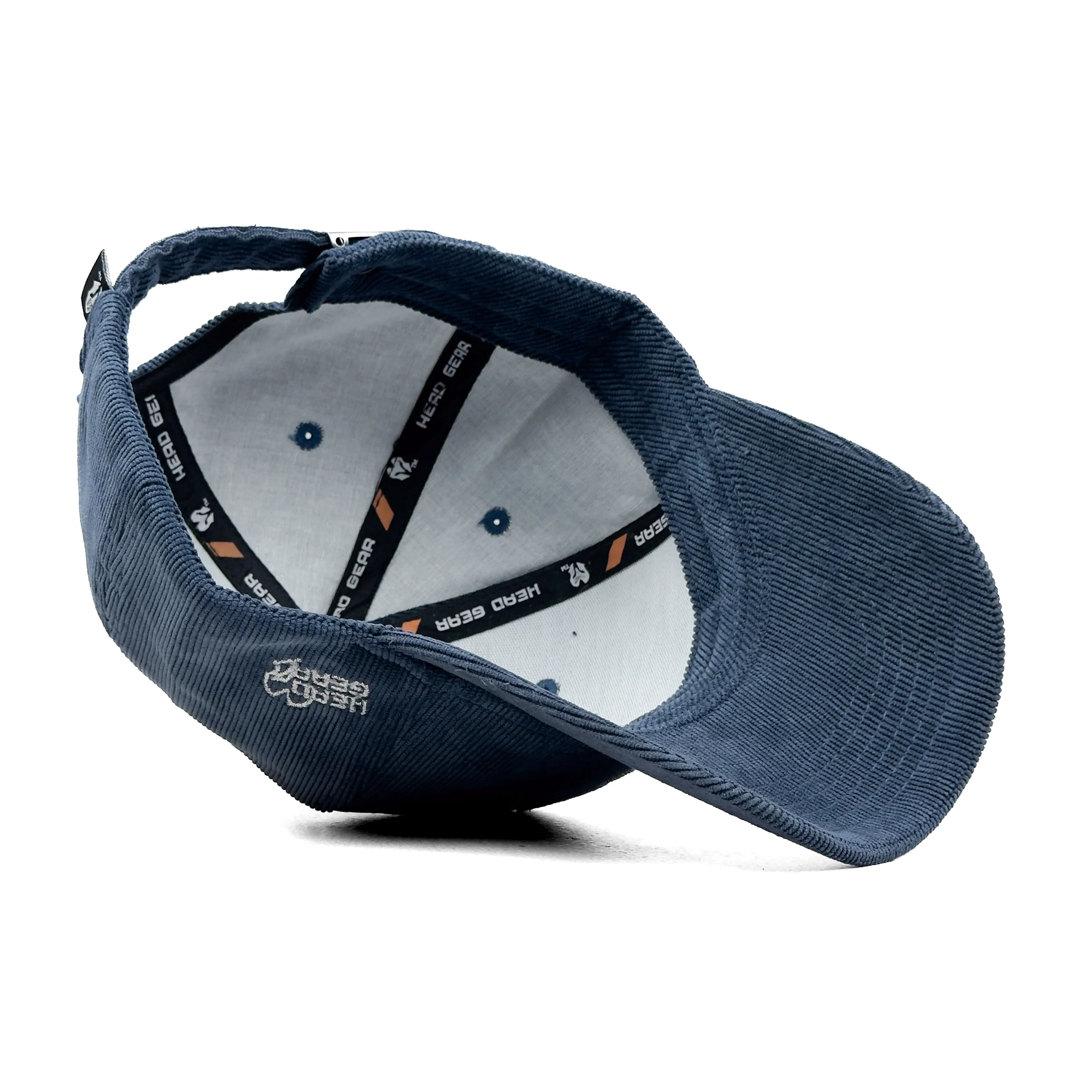 HEAD GEAR SILVER BLUE SUEDE CORD LIMITED EDITION CAP - Image 13
