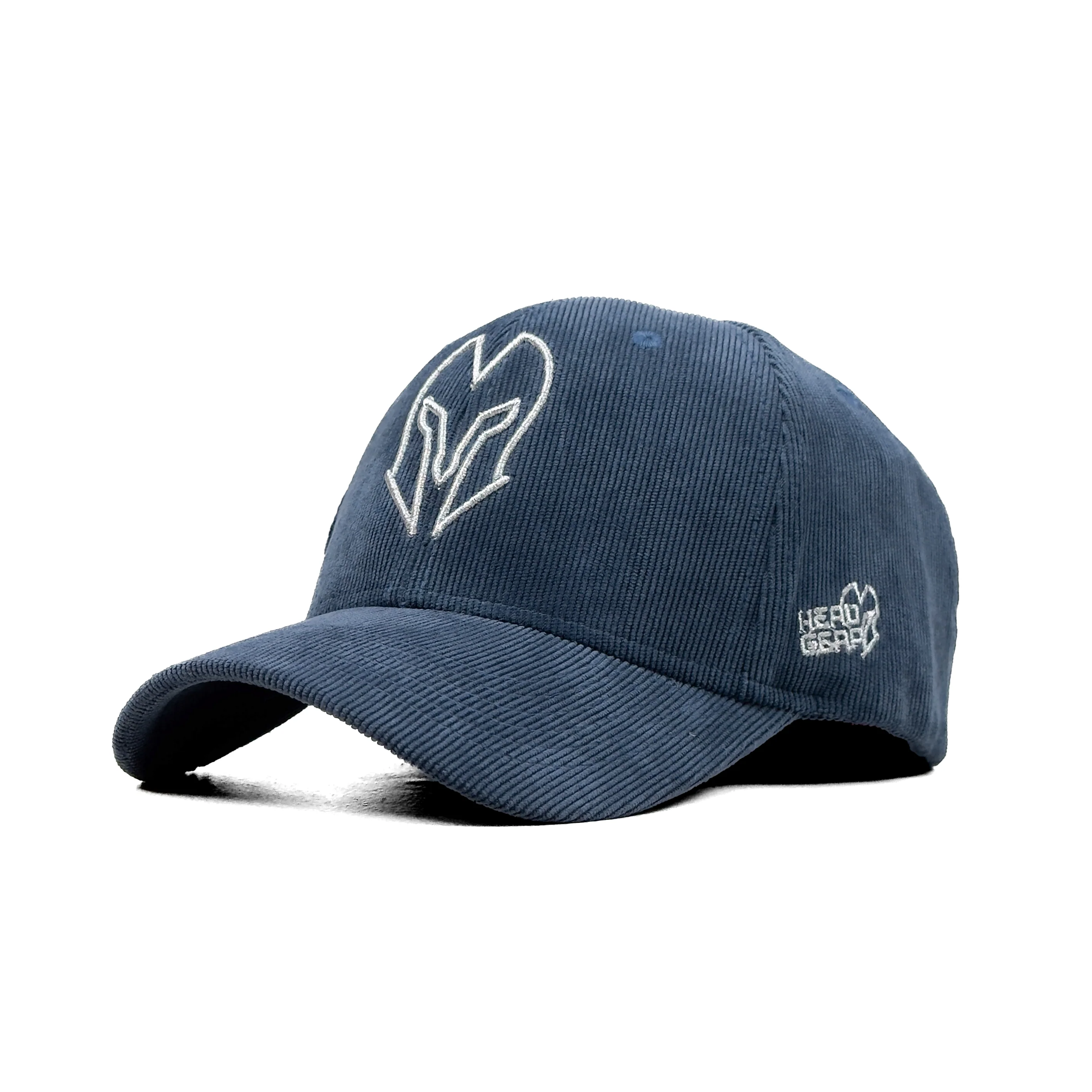 HEAD GEAR SILVER BLUE SUEDE CORD LIMITED EDITION CAP - Image 6