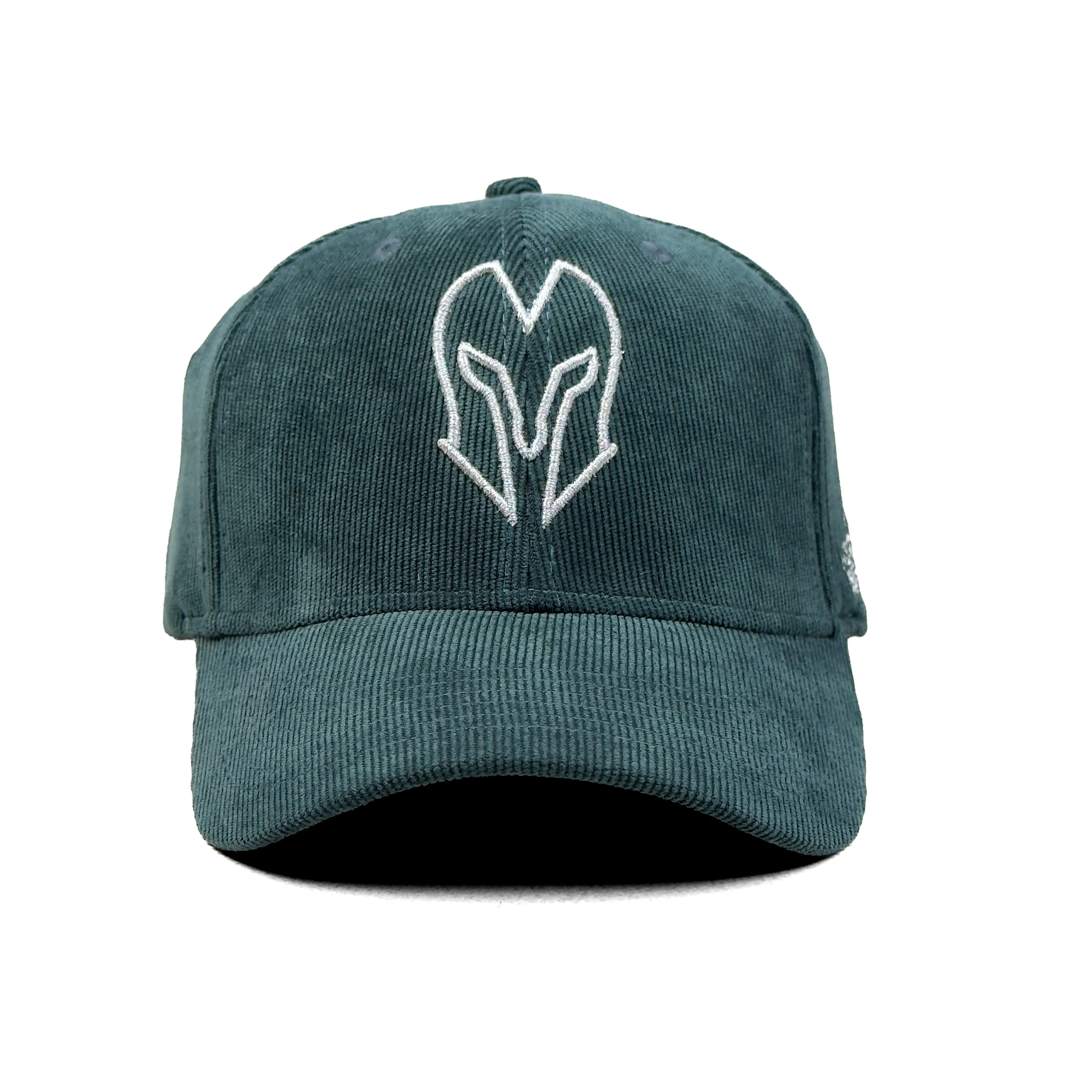 HEAD GEAR SILVER GREEN SUEDE CORD LIMITED EDITION CAP - Image 7