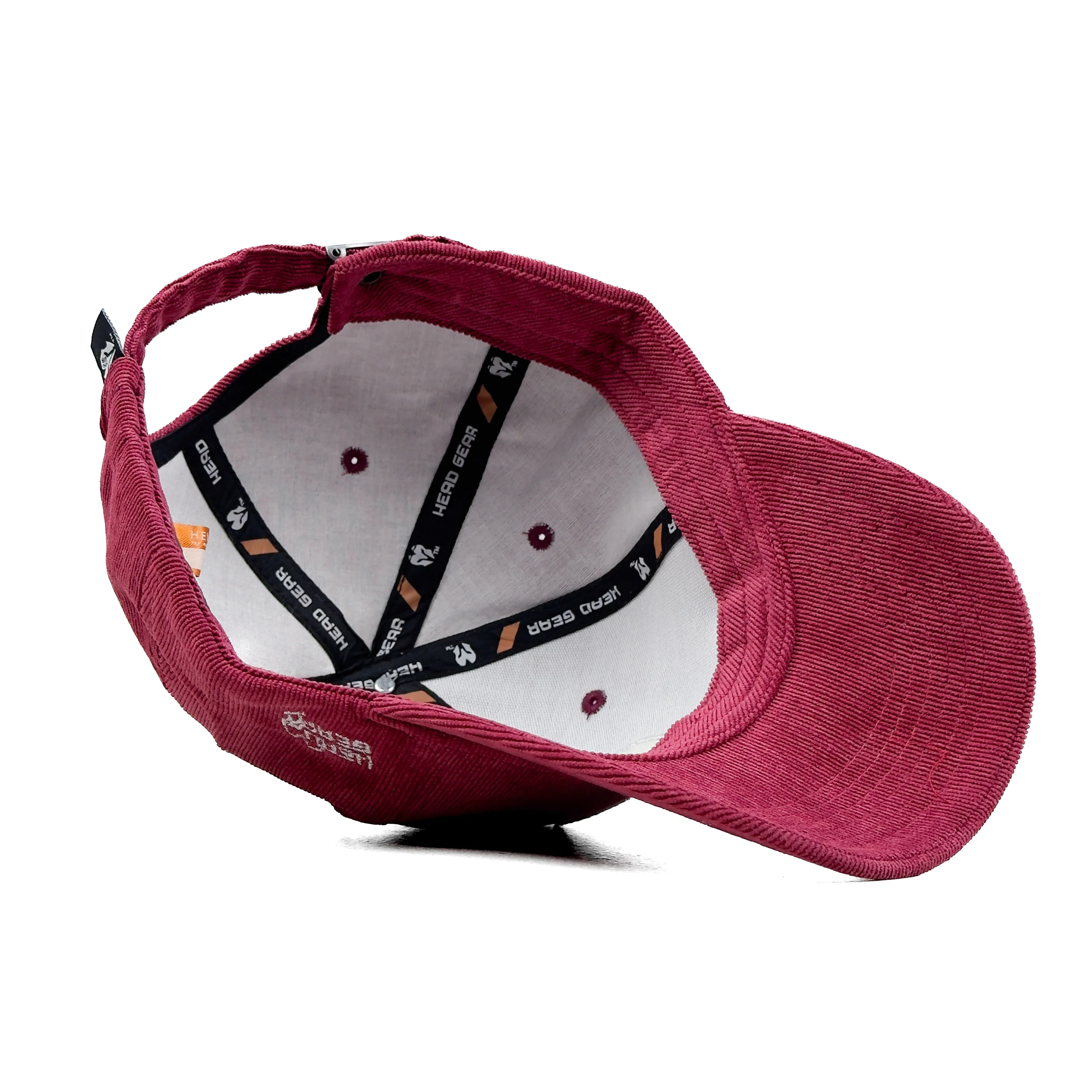 HEAD GEAR SILVER MAROON SUEDE CORD LIMITED EDITION CAP - Image 13