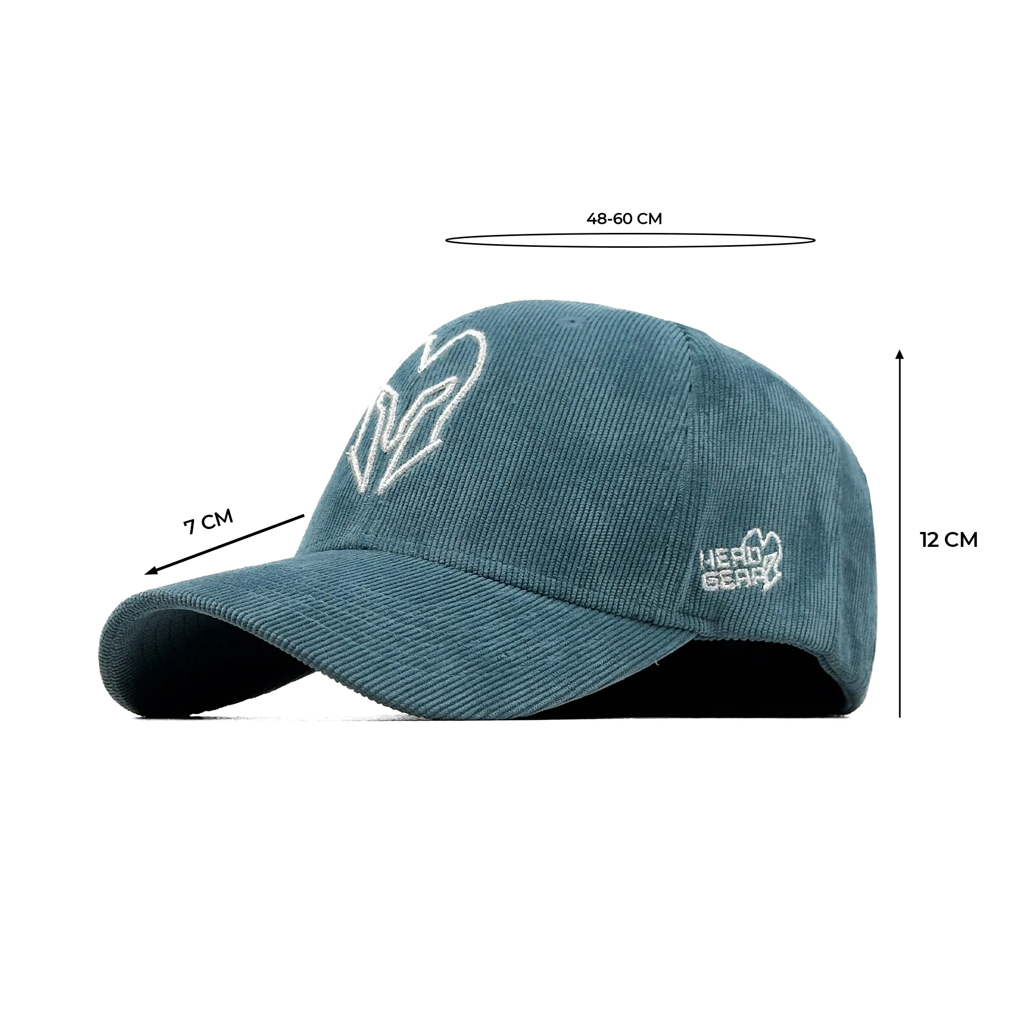 HEAD GEAR SILVER PASTE SUEDE CORD LIMITED EDITION CAP - Image 15