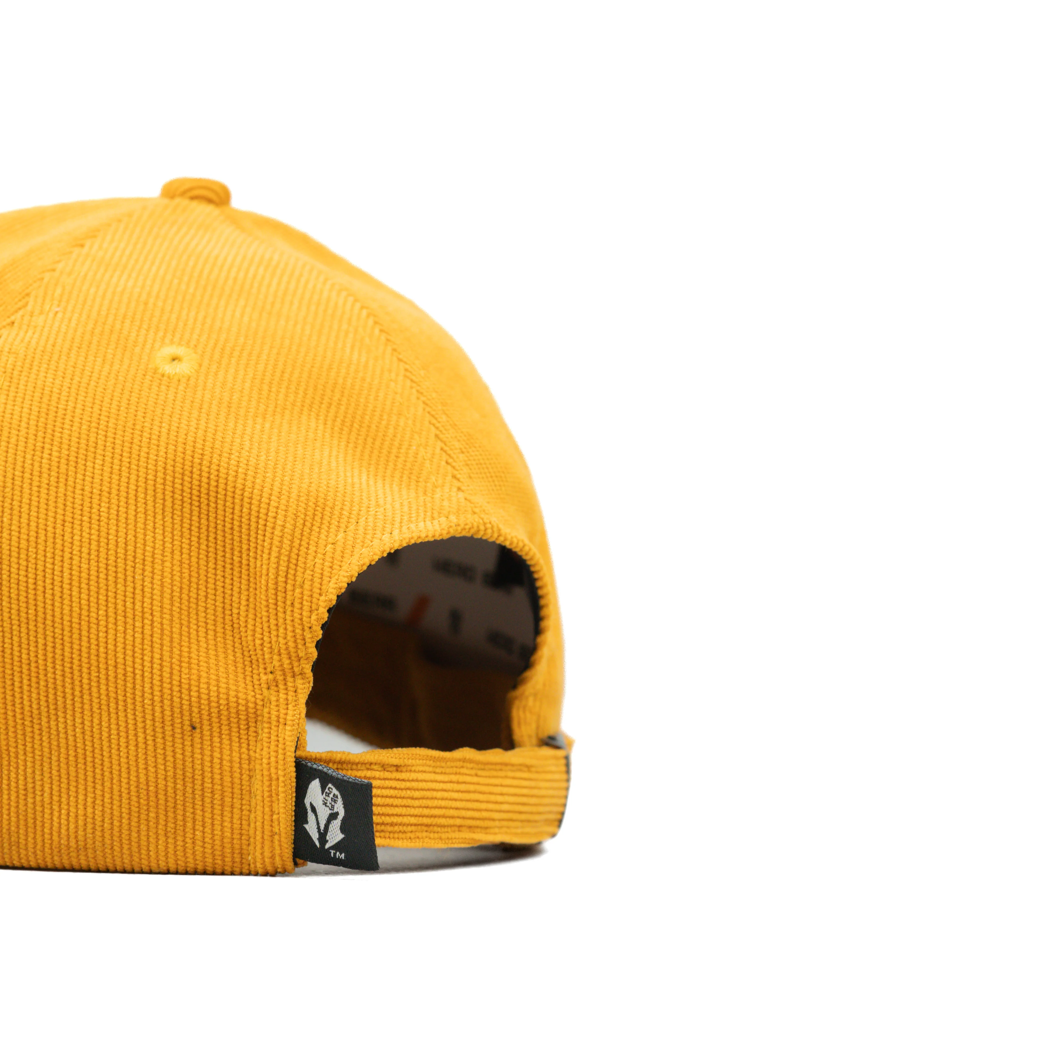 HEAD GEAR SILVER YELLOW SUEDE CORD LIMITED EDITION CAP - Image 11