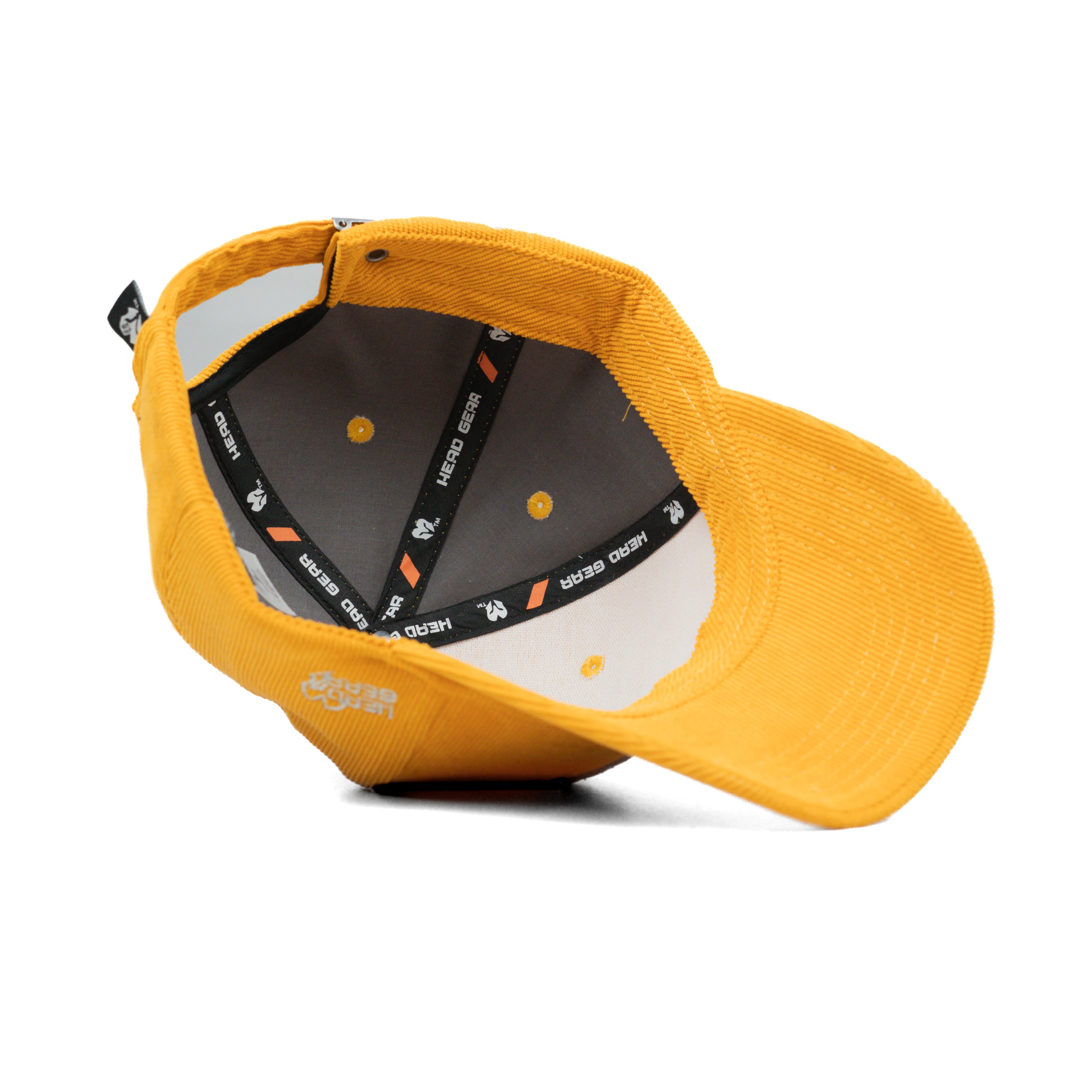 HEAD GEAR SILVER YELLOW SUEDE CORD LIMITED EDITION CAP - Image 12