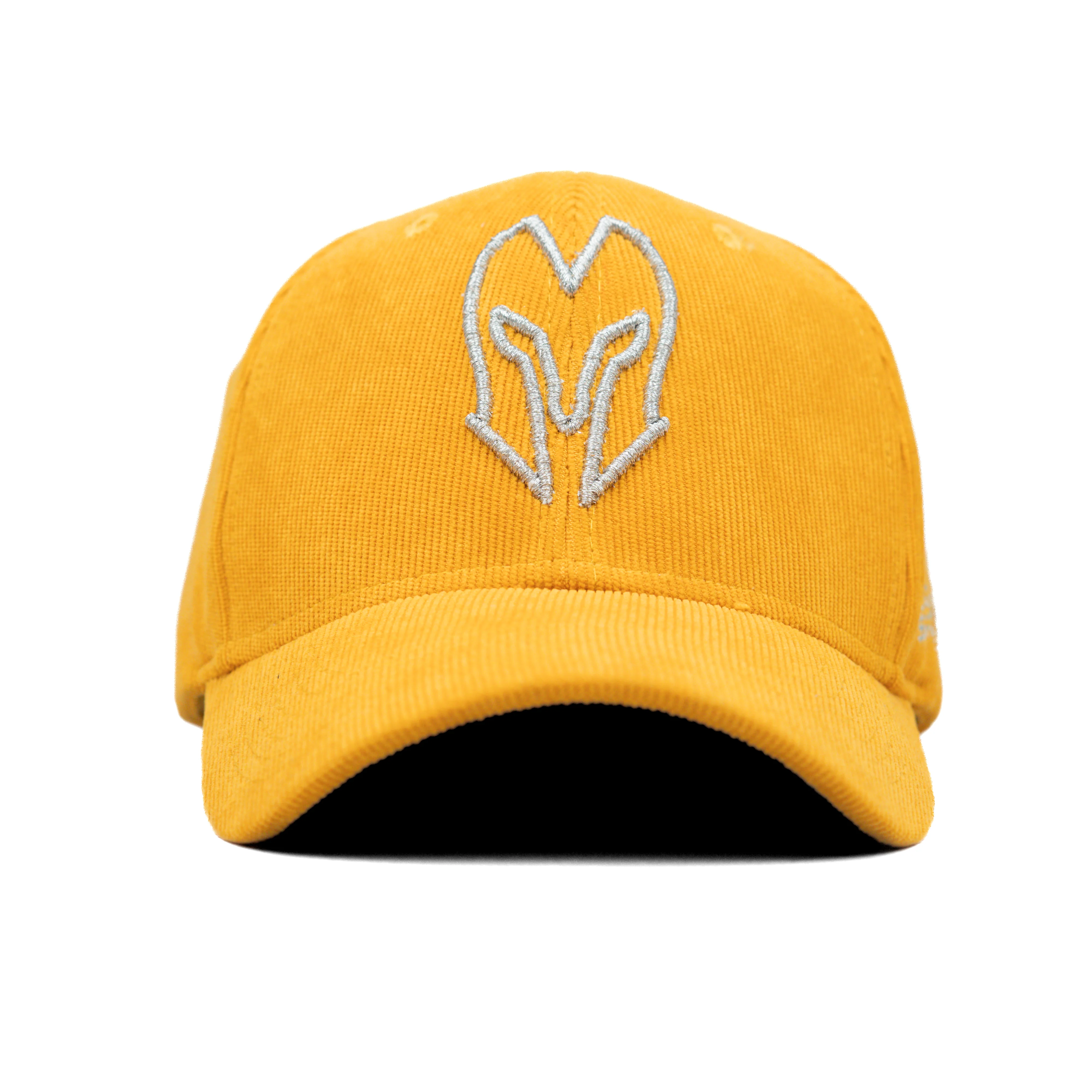HEAD GEAR SILVER YELLOW SUEDE CORD LIMITED EDITION CAP - Image 4