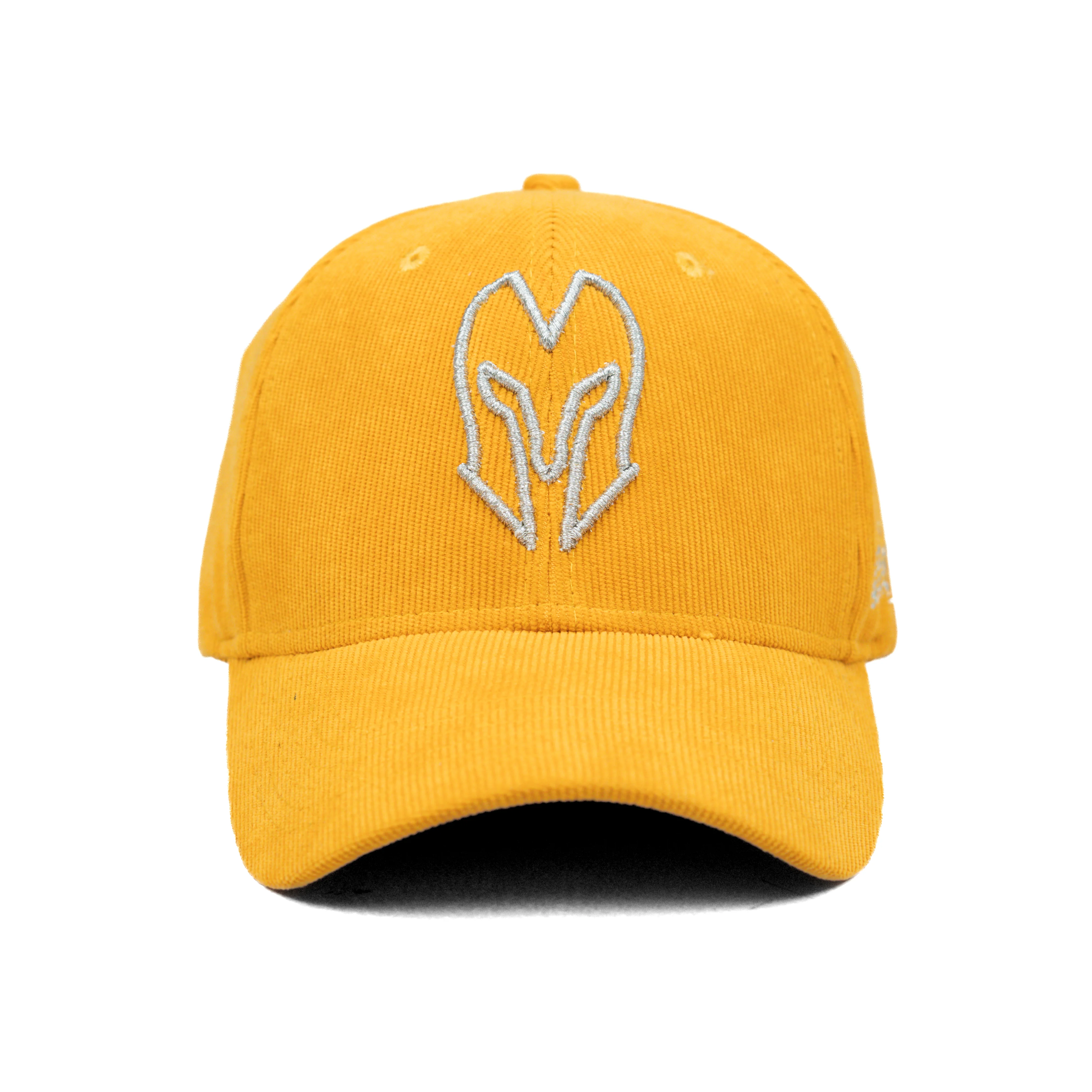 HEAD GEAR SILVER YELLOW SUEDE CORD LIMITED EDITION CAP - Image 6