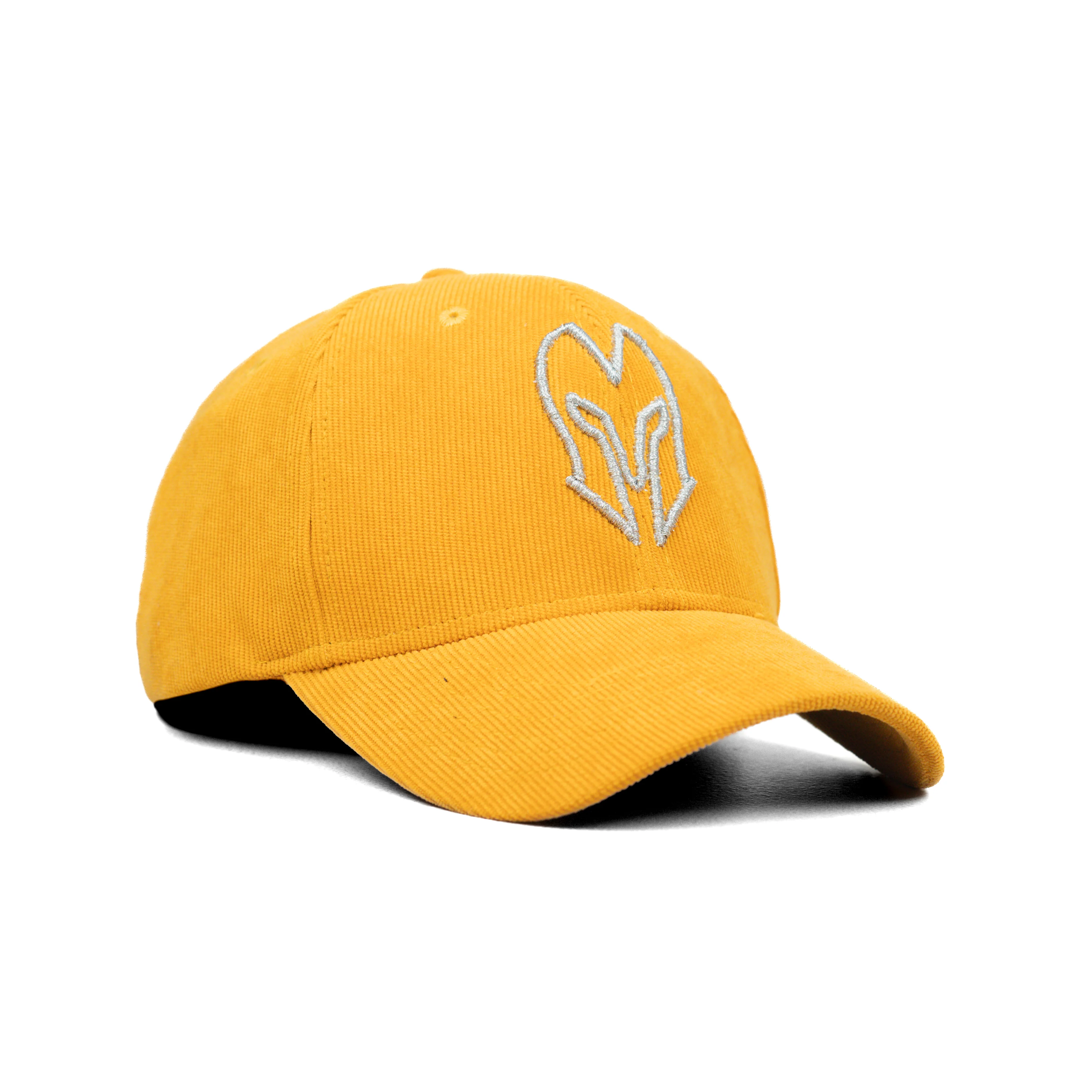 HEAD GEAR SILVER YELLOW SUEDE CORD LIMITED EDITION CAP - Image 7