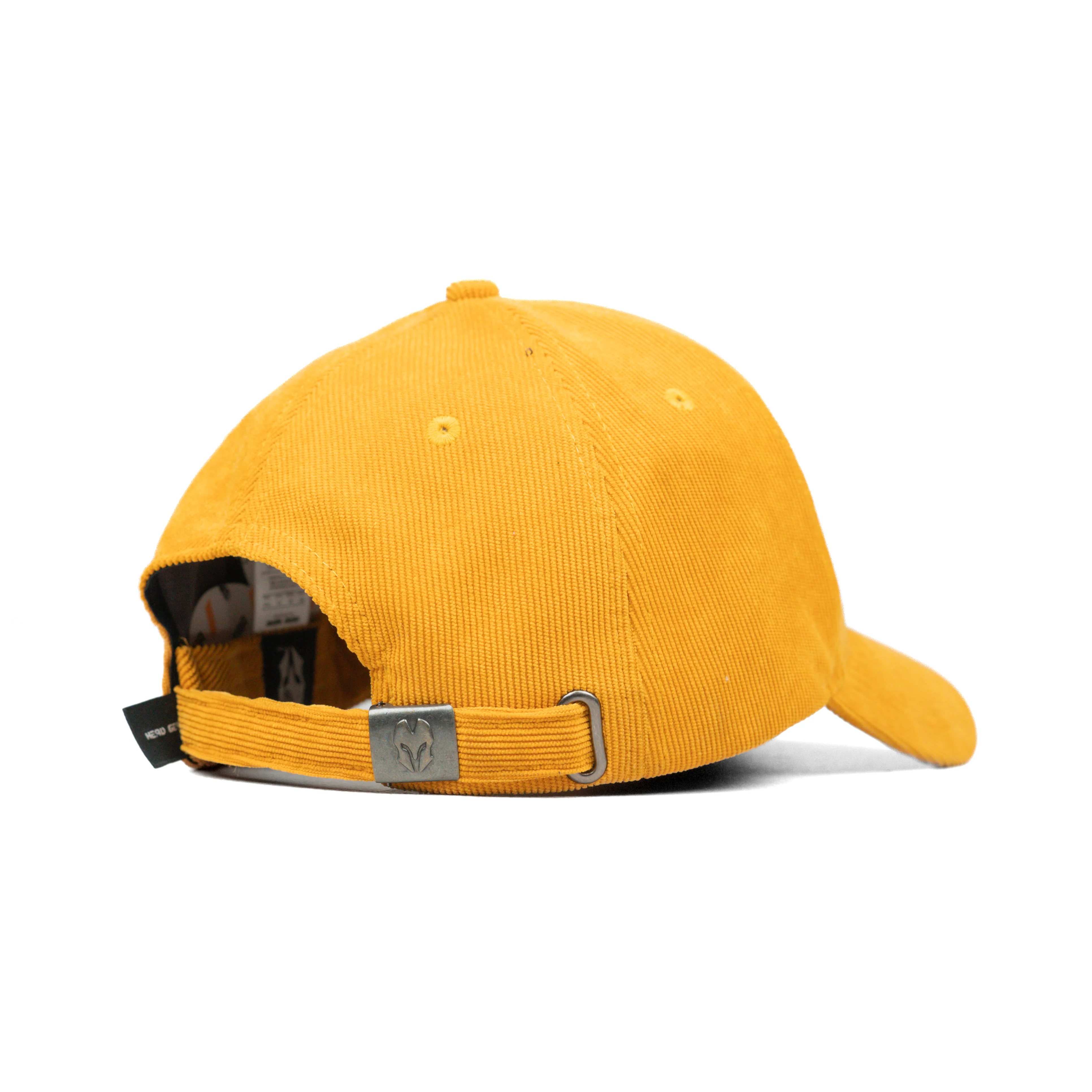 HEAD GEAR SILVER YELLOW SUEDE CORD LIMITED EDITION CAP - Image 9