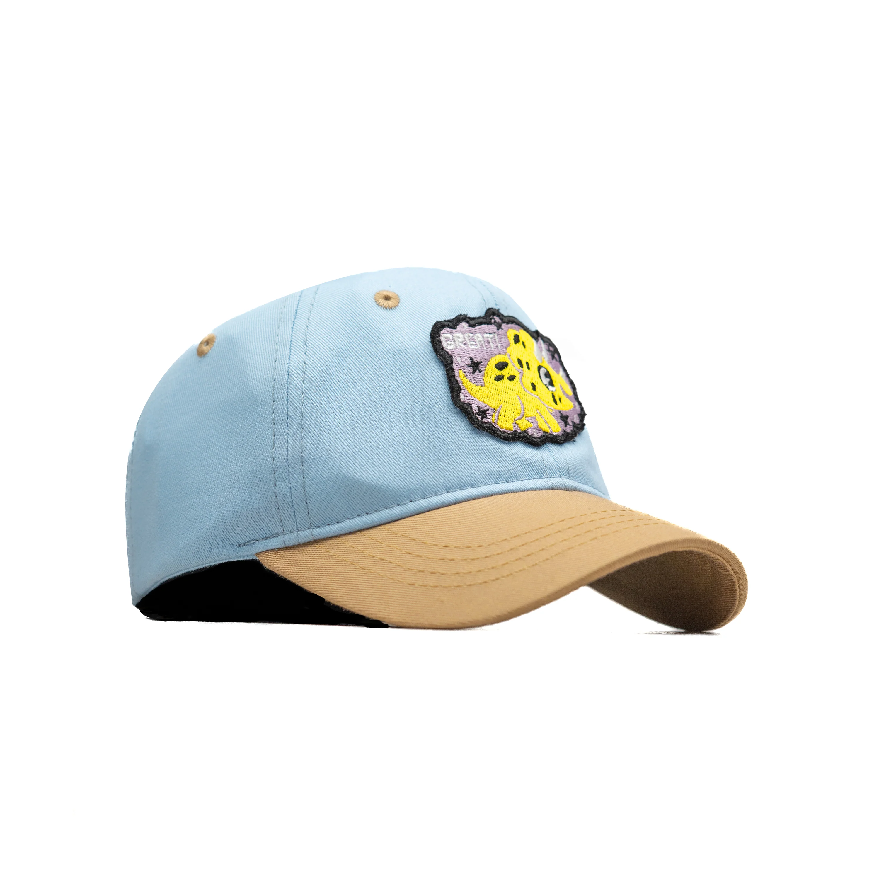 HEAD GEAR SKY BLUE AND BROWN DINOSAUR EDITION KIDS CAP - Image 3