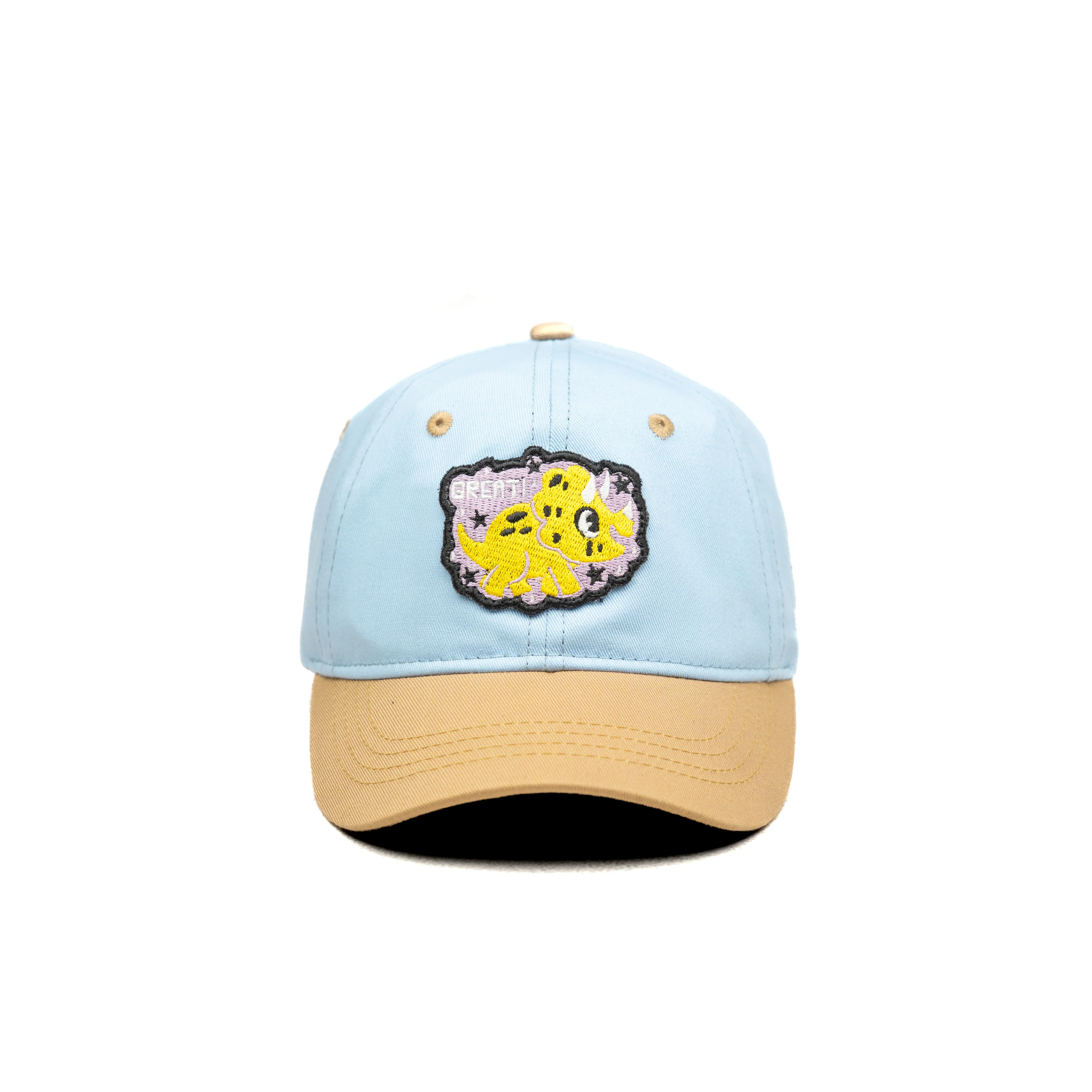 HEAD GEAR SKY BLUE AND BROWN DINOSAUR EDITION KIDS CAP - Image 6