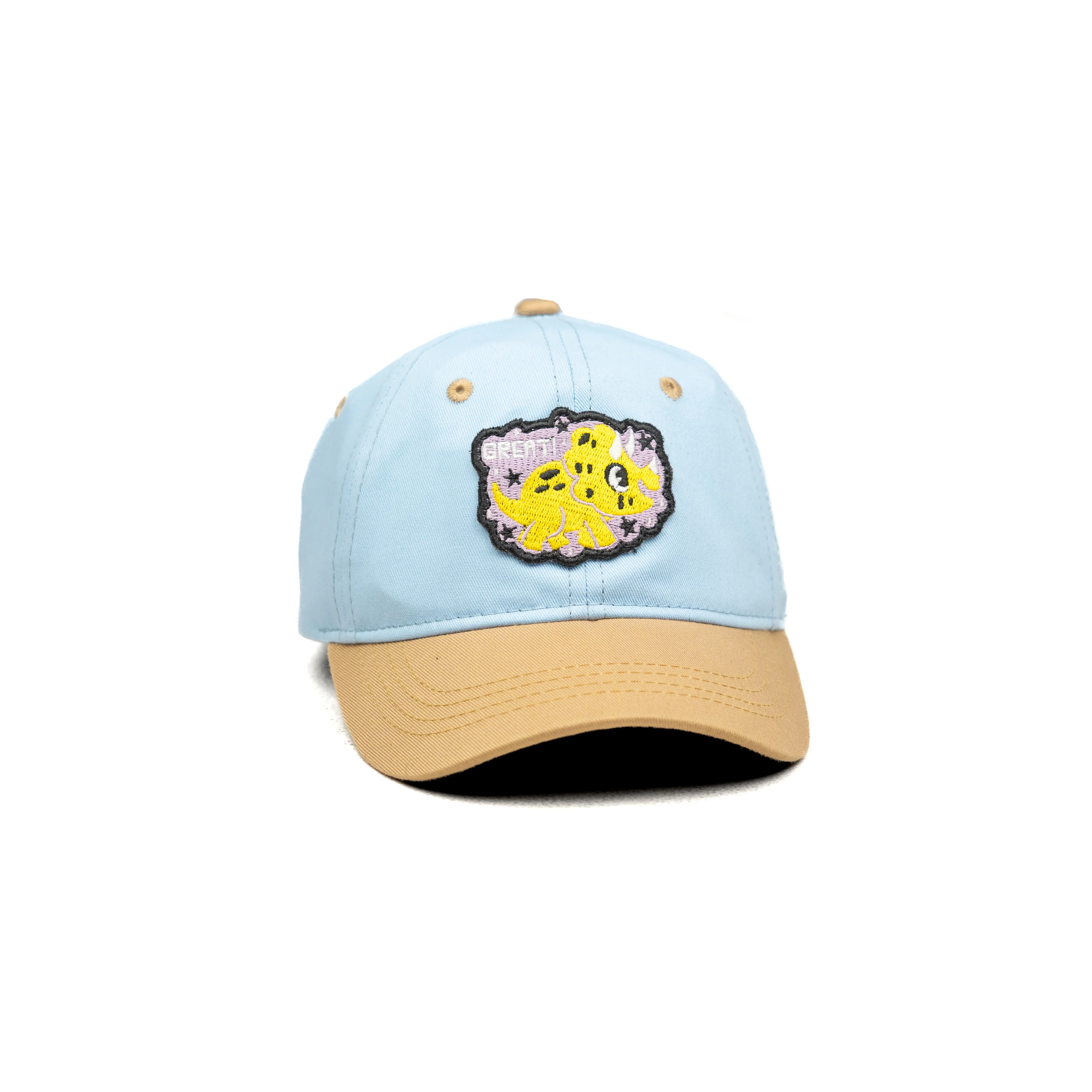 HEAD GEAR SKY BLUE AND BROWN DINOSAUR EDITION KIDS CAP - Image 7