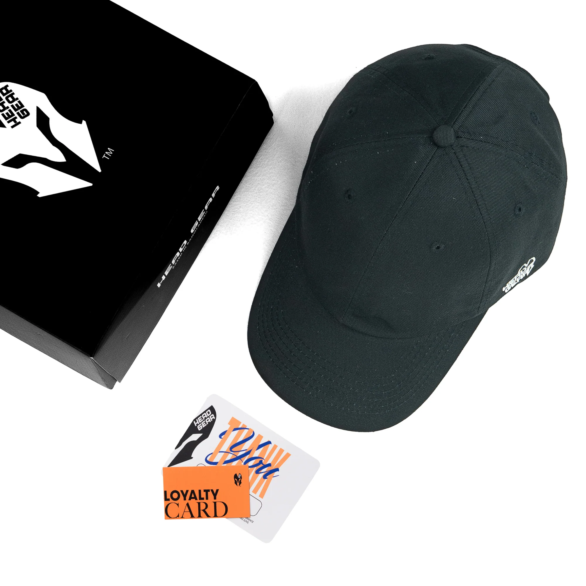 HEAD GEAR SOLID BLACK CAP - Image 2