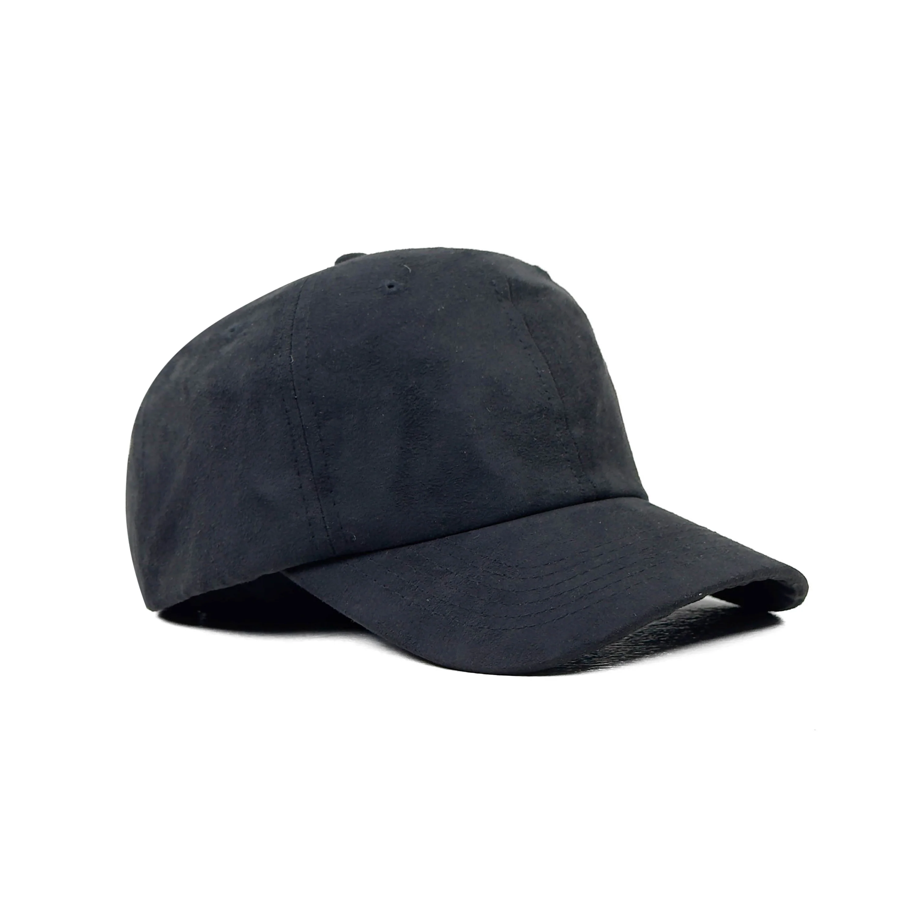 HEAD GEAR SOLID BLACK SUEDE CAP - Image 7