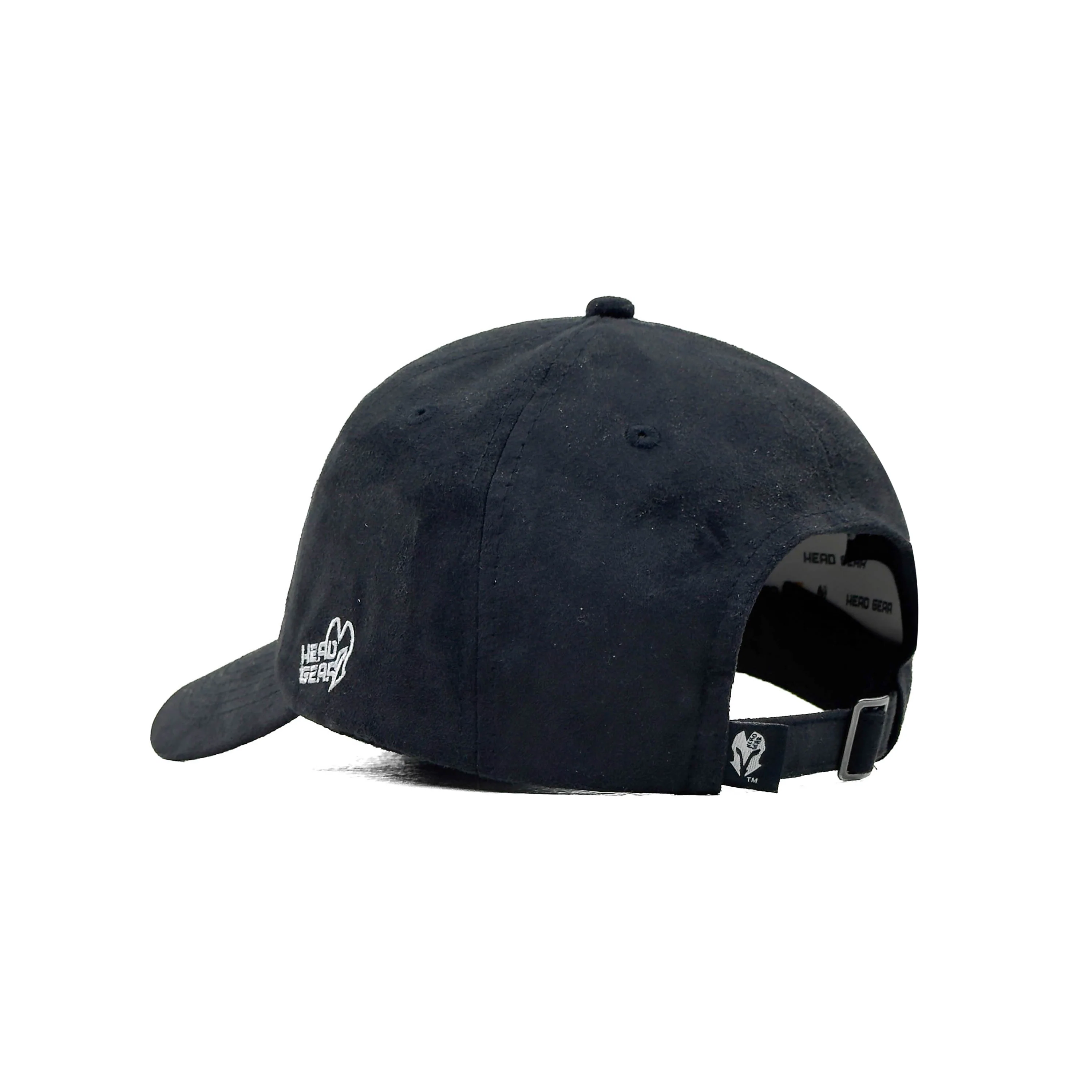 HEAD GEAR SOLID BLACK SUEDE CAP - Image 9